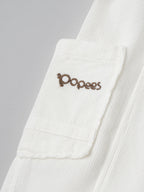 Popees Soft & Stylish Ribbed Corduroy Cargo Pants with Elastic Waist (3-24 Months)for Baby Girls