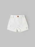 Popees Classic White Casual Shorts Lightweight Everyday Wear (0–9 Months) for Baby Boys