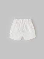 Popees Classic White Casual Shorts Lightweight Everyday Wear (0–9 Months) for Baby Boys