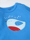 Stylish Applique Styled T-Shirt And Shorts Coordinated Set For Newborn Boys