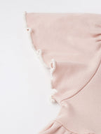 Popees Short-Sleeve Back Open Dress Made of Organic Bamboo Cotton Fabric (0-9 Months) for Baby Girls