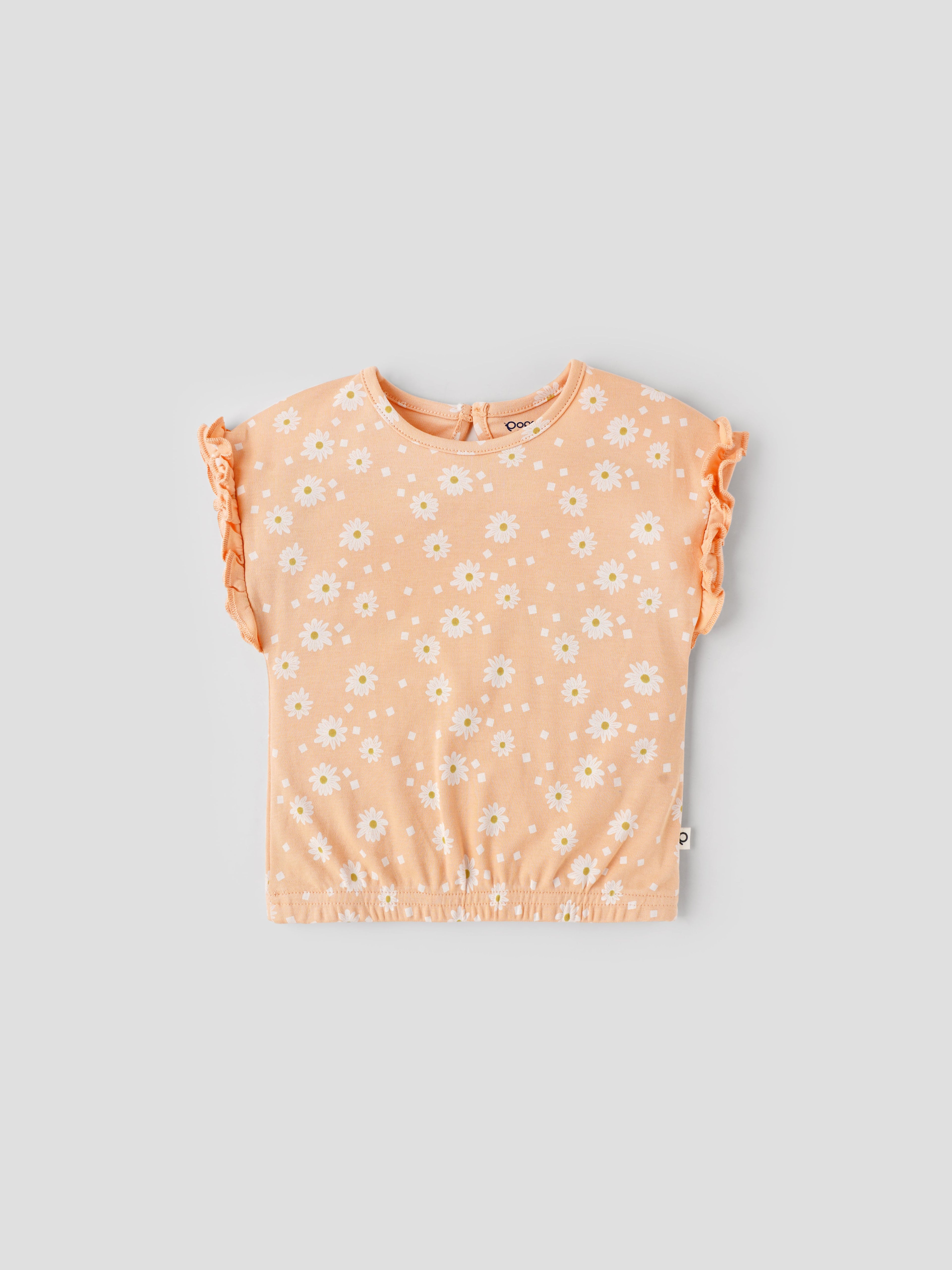 Popees Short Sleeve Top (0-9 Months) for Girls