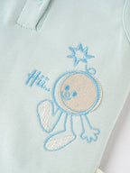 Popees Sleeveless Bodysuit (0-6 Months) for Babies