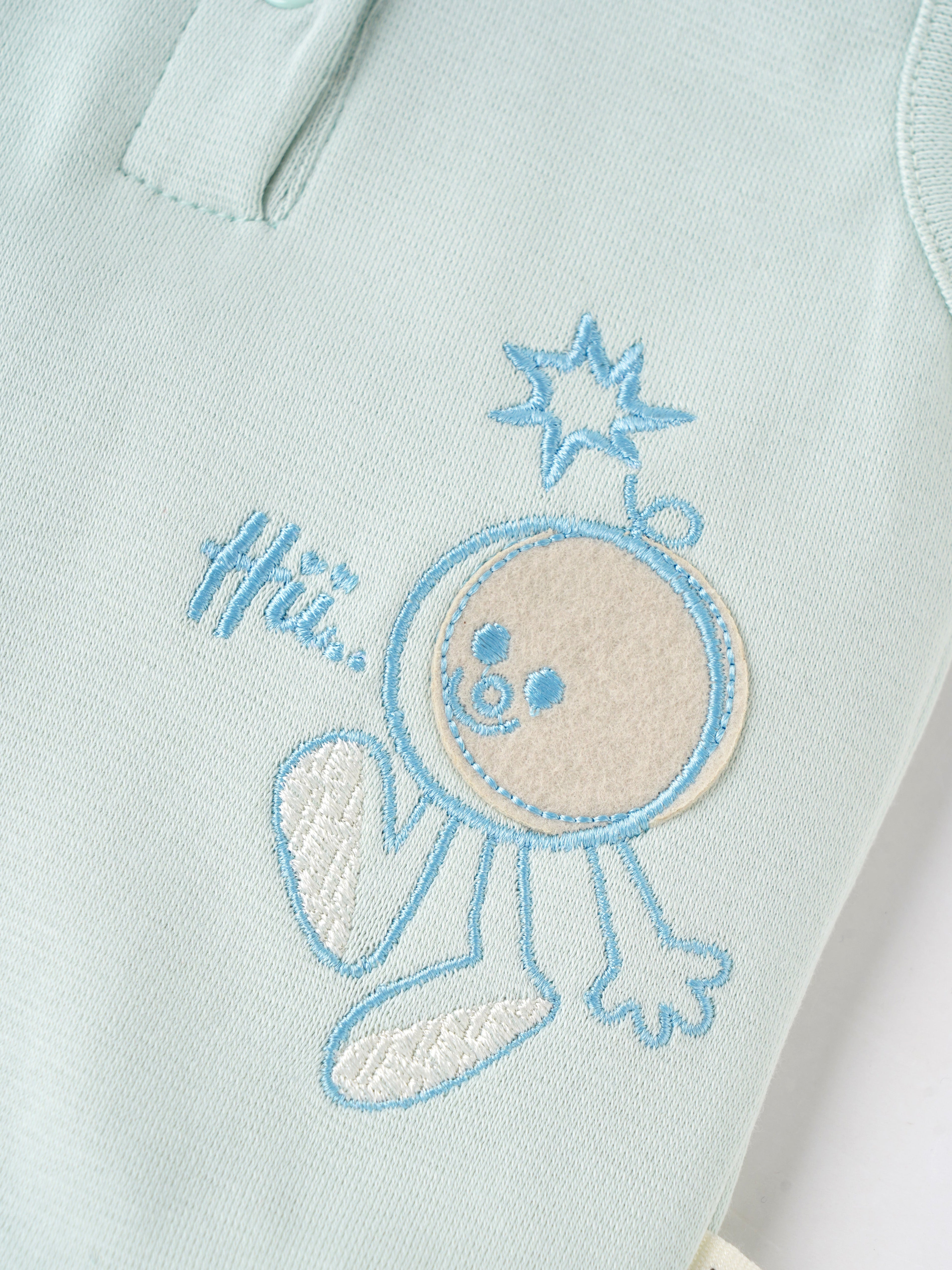 Popees Sleeveless Bodysuit (0-6 Months) for Babies