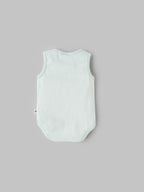 Popees Sleeveless Bodysuit (0-6 Months) for Babies