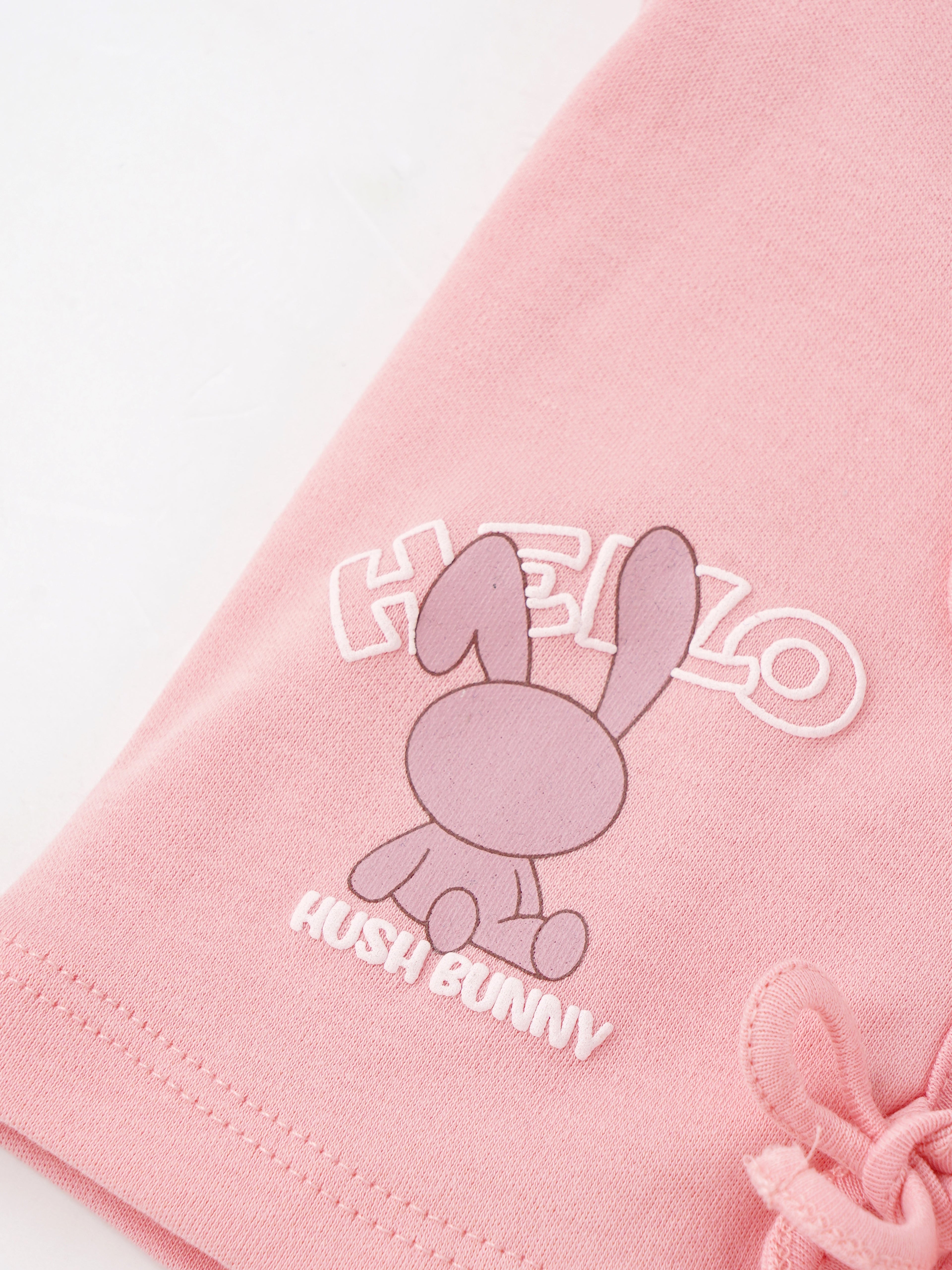 Popees Half Sleeve Printed Front Open Jhabla (0-6 Months) for Babies