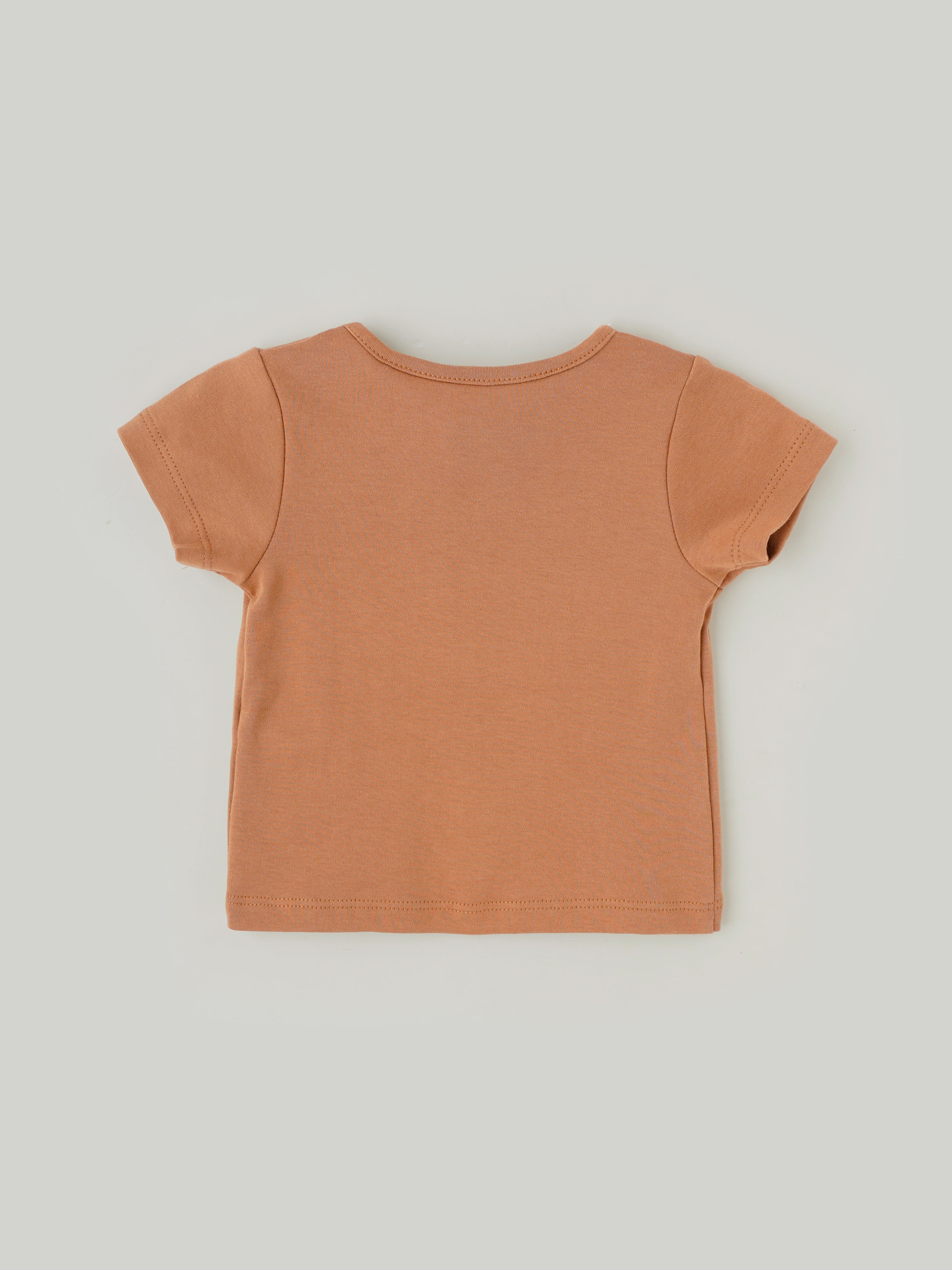 Popees Half Sleeve Printed Front Open Jhabla (0-3 Months) for Babies