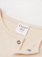 Popees Unisex Full-Sleeve Front Open Sleepsuit (0-6 Months) Made of Organic Bamboo Cotton Fabric