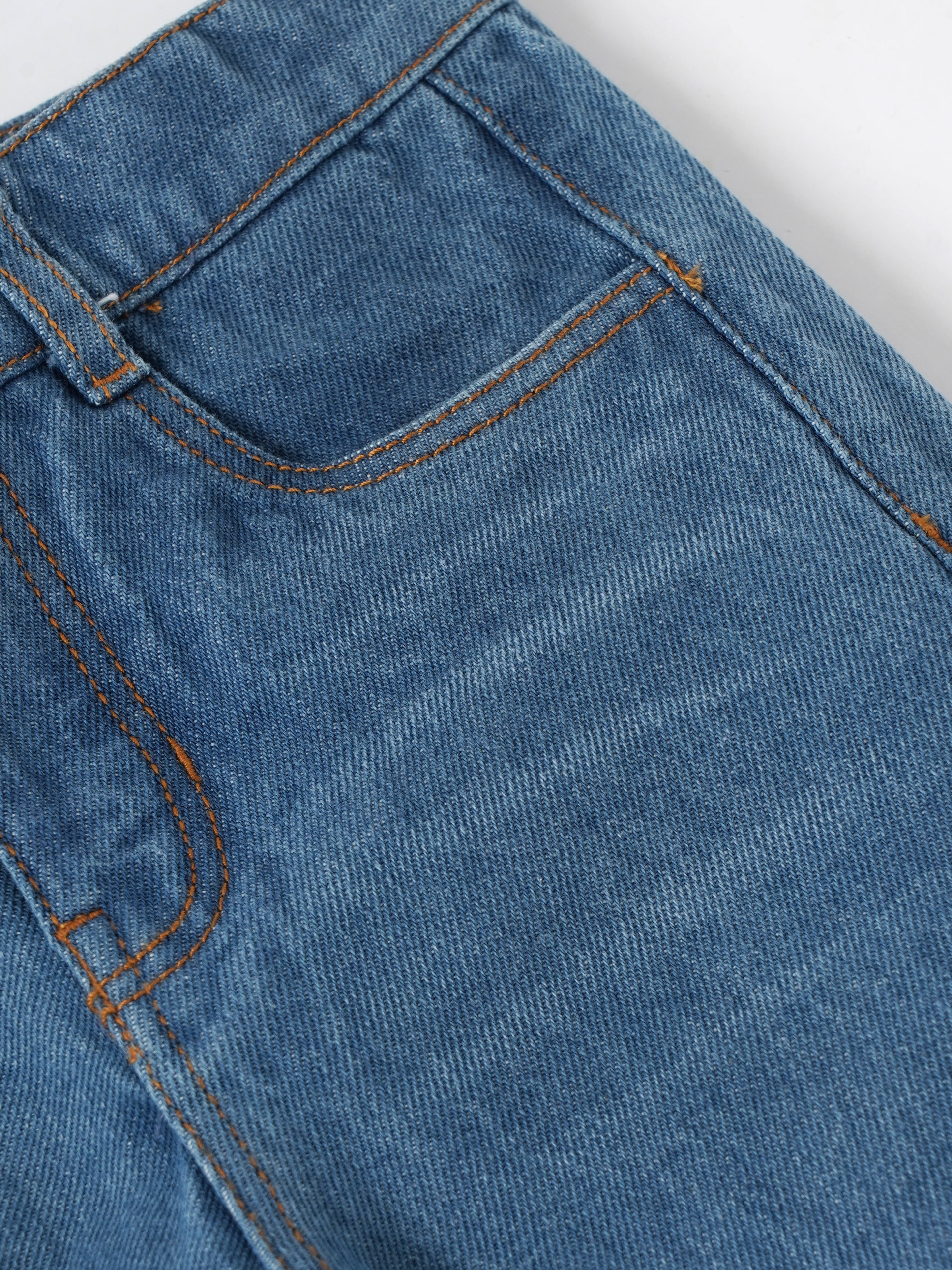 Popees Boys Denim Jeans| Medium Blue | Regular Fit | 9 Months to 4 Years