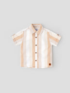 Popees Trendy Striped Cotton Shirt Lightweight & Comfy (1-4 Years) for Baby Boys