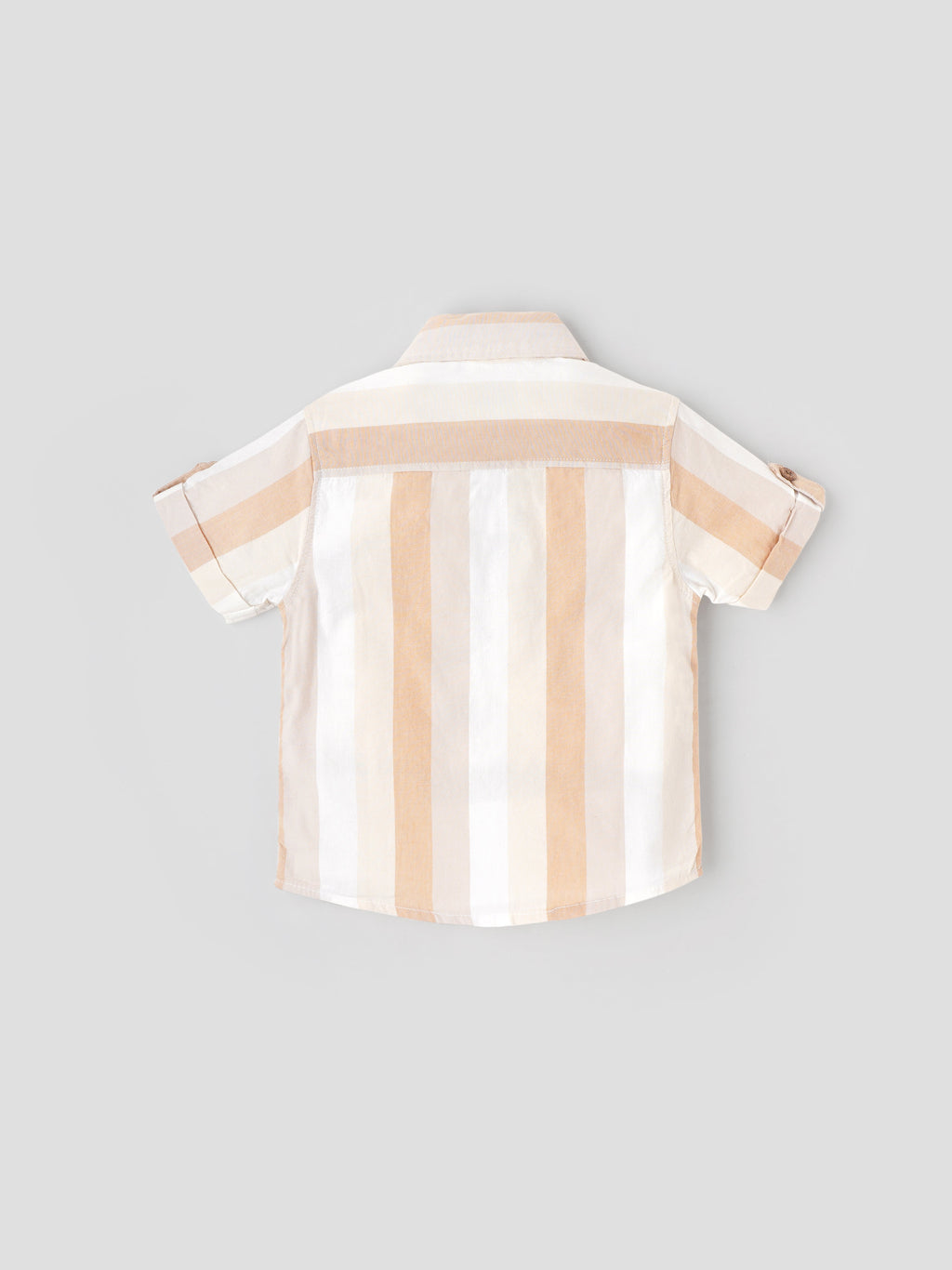 Popees Trendy Striped Cotton Shirt Lightweight & Comfy (1-4 Years) for Baby Boys