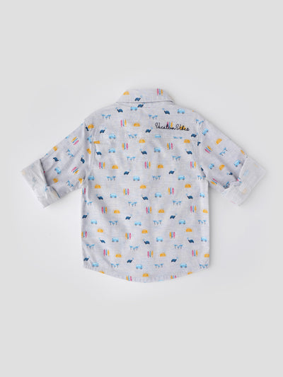 Trendy Printed Shirt for Boys