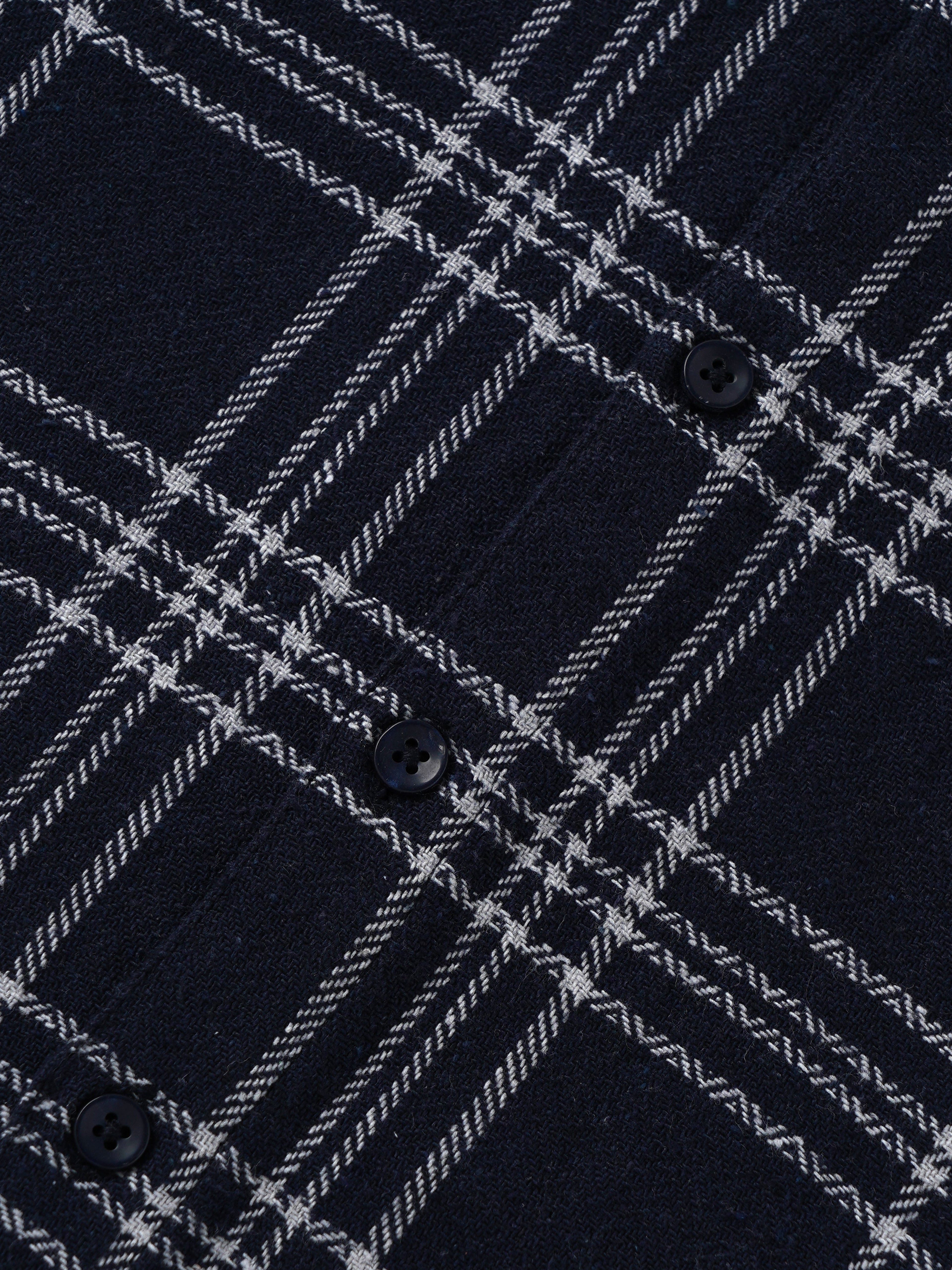 Popees Baby Boys Navy Checked Short Sleeve Cotton Shirt| Navy Blue| 9 Months to 4 Years