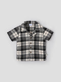 Popees Baby Boys Checked Half Sleeve Shirt with Front Buttons| 9M–4Y