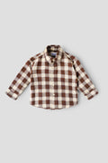 Popees Baby Boys Checked Cotton Shirt, Full Sleeve| 9M–4Y