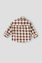 Popees Baby Boys Checked Cotton Shirt, Full Sleeve| 9M–4Y