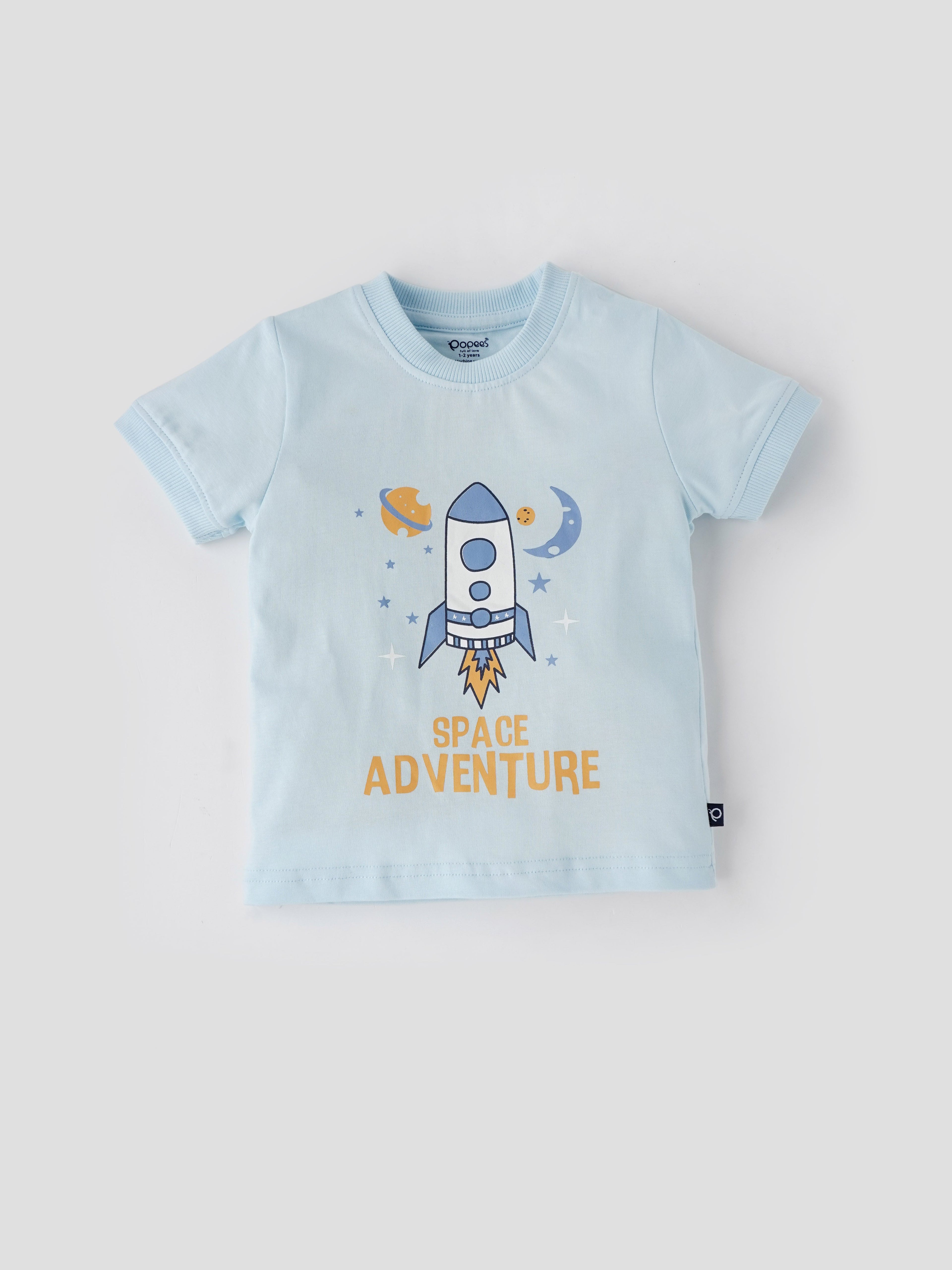 Popees Chest Printed T-shirt (1-8 Years) for Boys