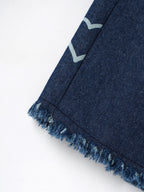 Popees Baby Girls Printed Denim Shorts| Blue| 9 Months to 4 Years