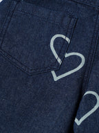 Popees Baby Girls Printed Denim Shorts| Blue| 9 Months to 4 Years