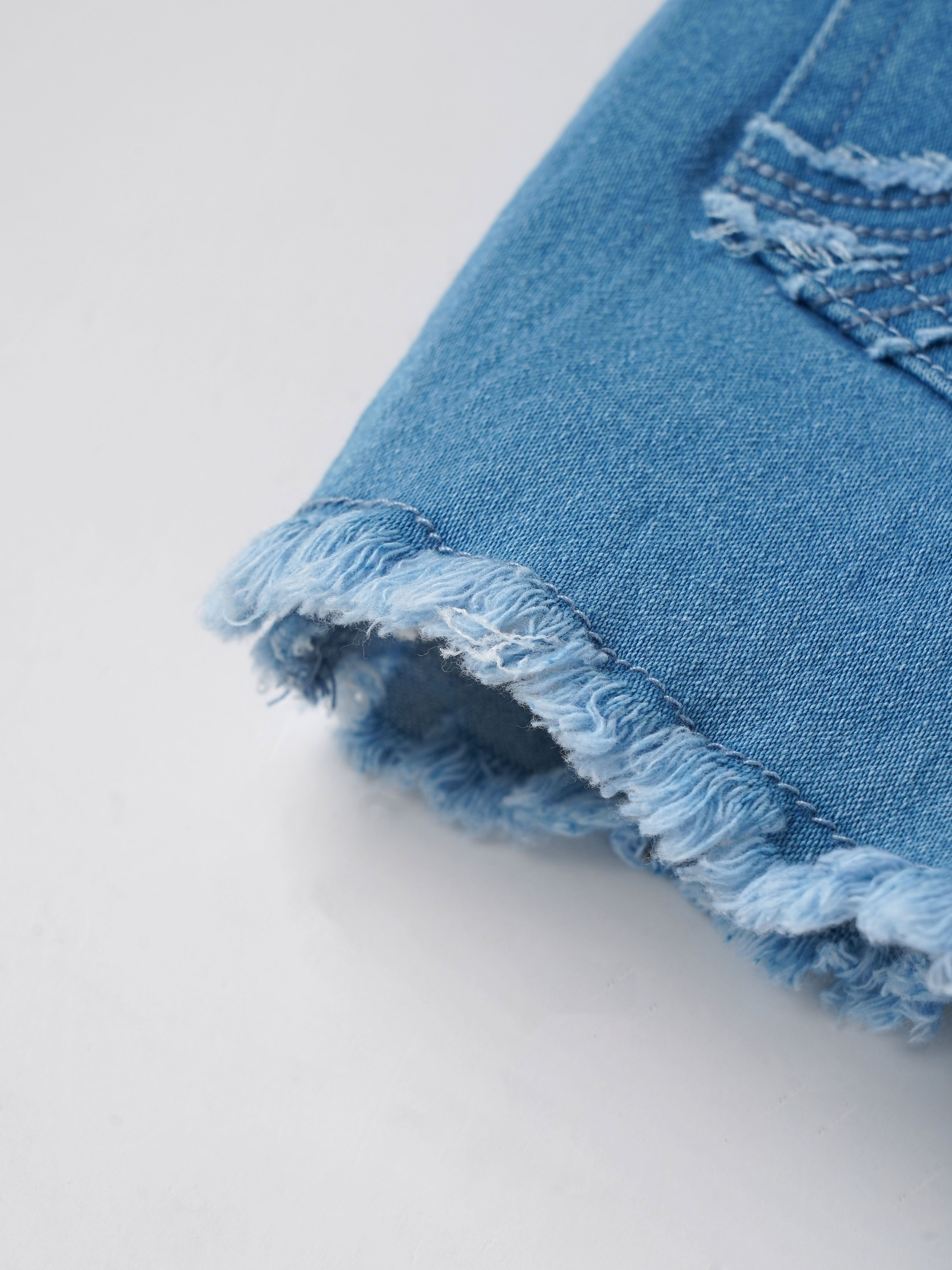 Popees Stylish Front Open Shorts (1-8 Years) for Girls