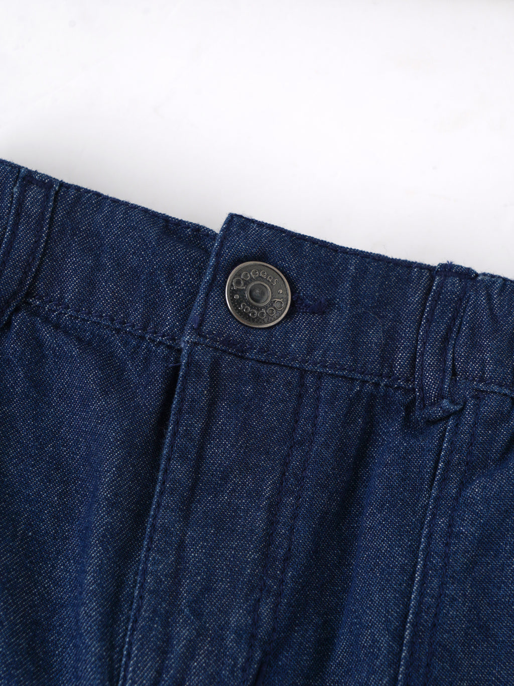 Popees Baby Girls Soft Denim Shorts | Blue | 9 Months to 4 Years
