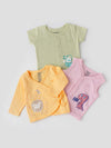 Super Comfy Jhabla Combo for Justborn - 3PCS