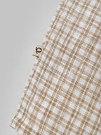 Popees Classic Checkered Overalls with White T-Shirt for a Stylish Look Dungaree Set (3–24 Months)for Baby Boys