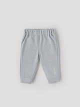 Popees Baby Boys Cotton Knit Pants with Elastic Waist|Soft Solid Joggers| 3–24 Months