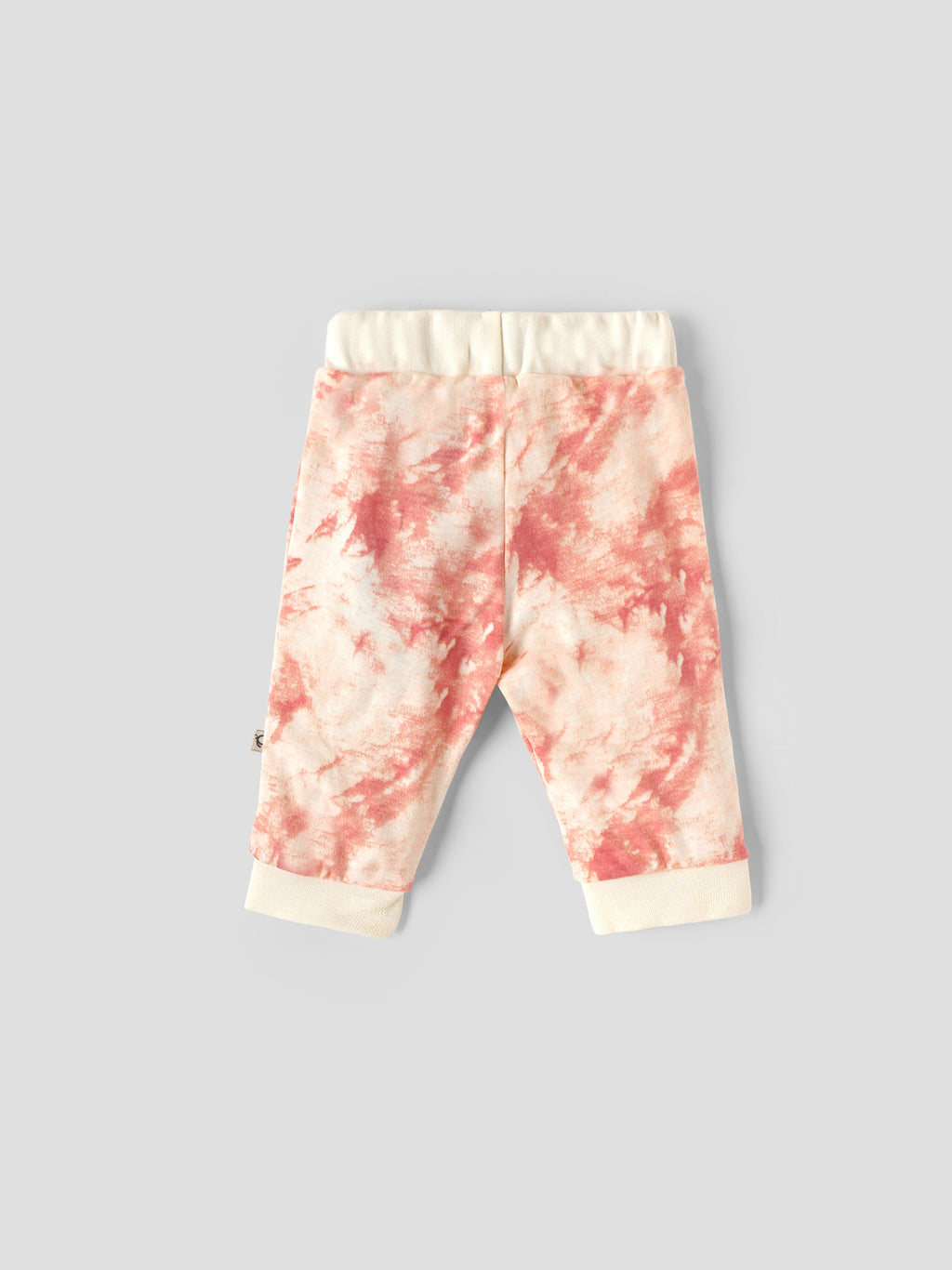 Popees Baby Boys Cotton Jogger Pants| Terracotta & Cream| 3-24 Months