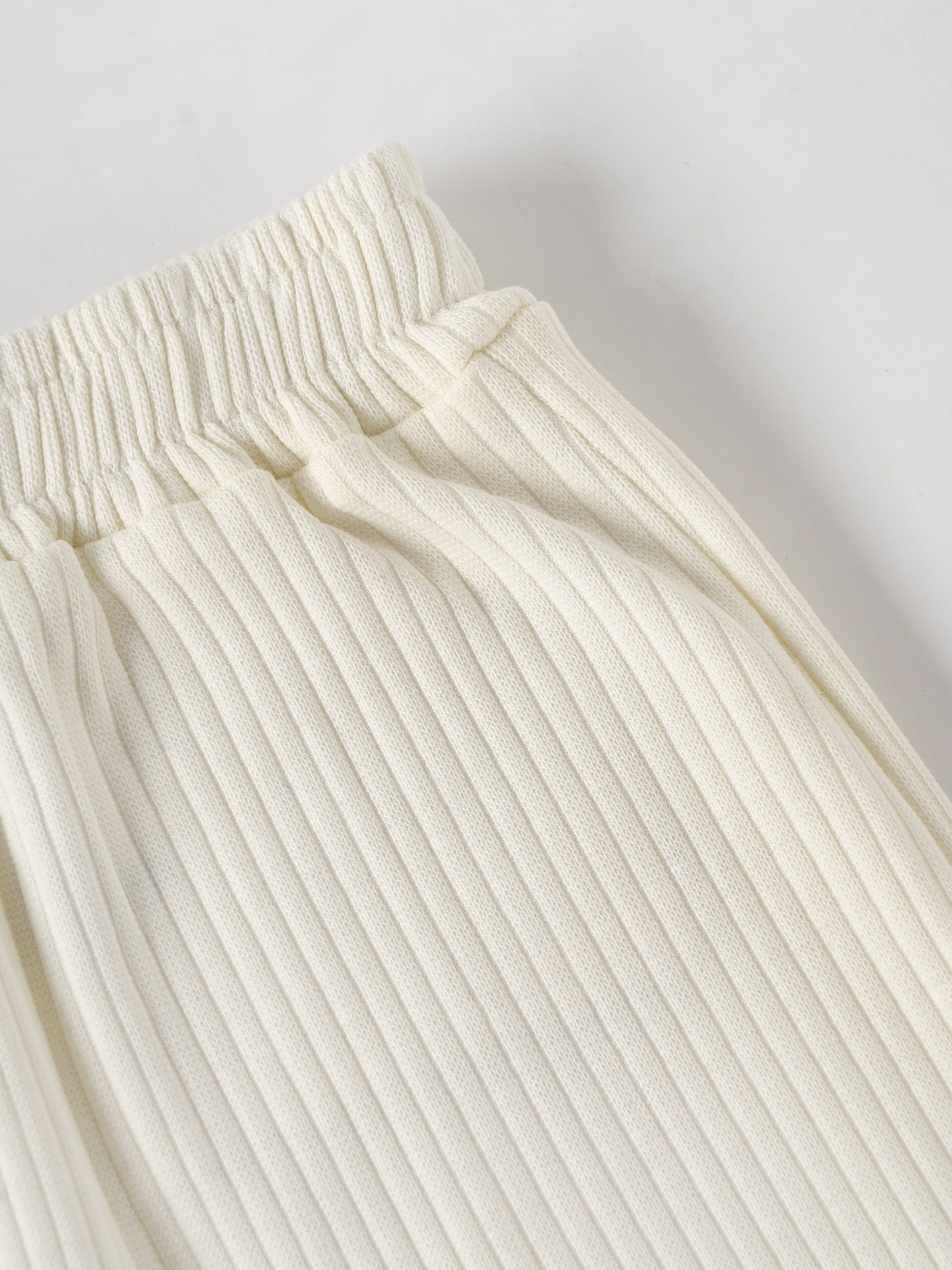 Popees Baby Boys Solid Ribbed Cotton Shorts with Elastic Waistband| 3 Months – 36 Months