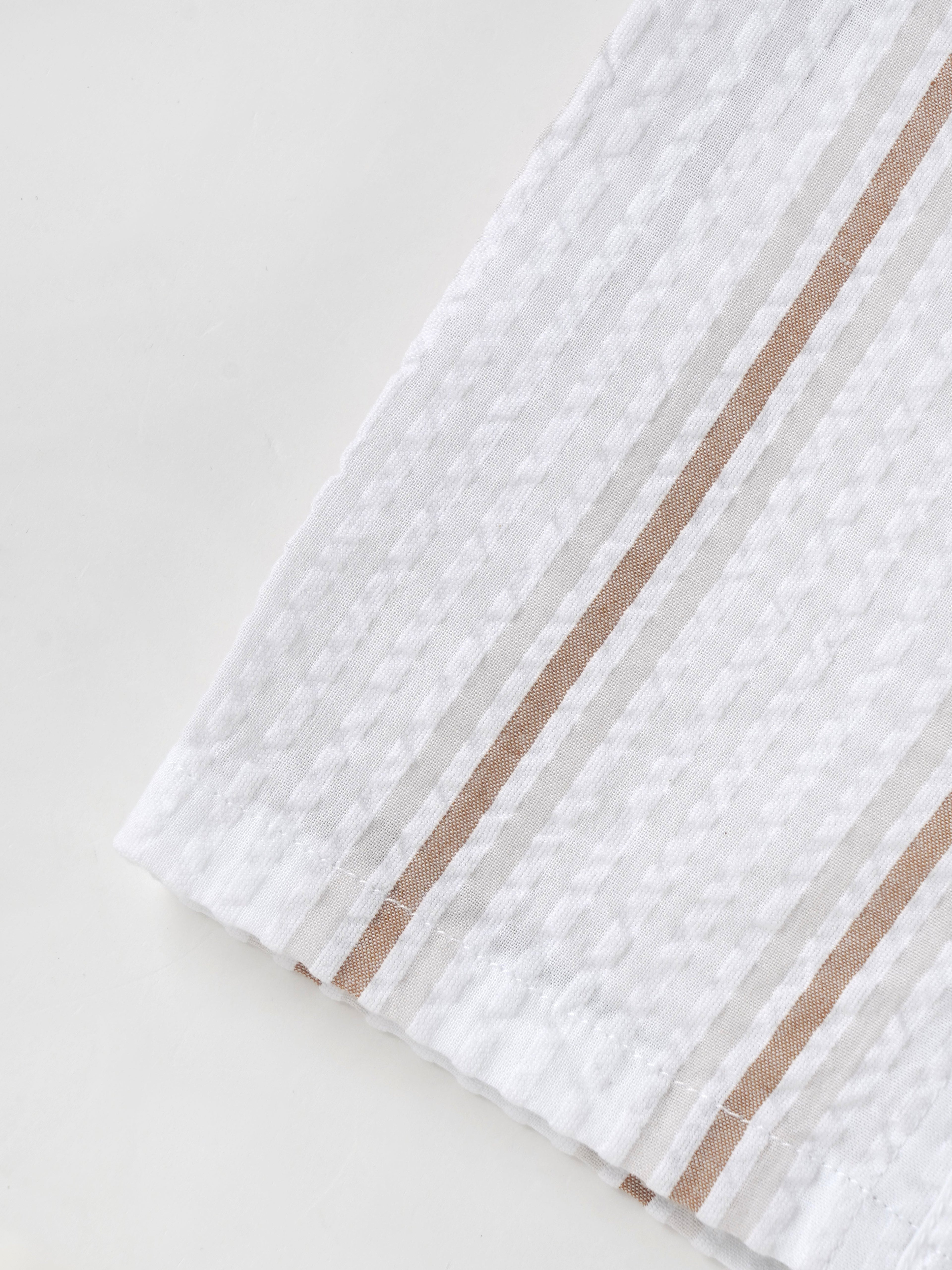 Popees Baby Boys Striped Cotton Half Sleeve Shirt with Mandarin Collar| 3M–24M