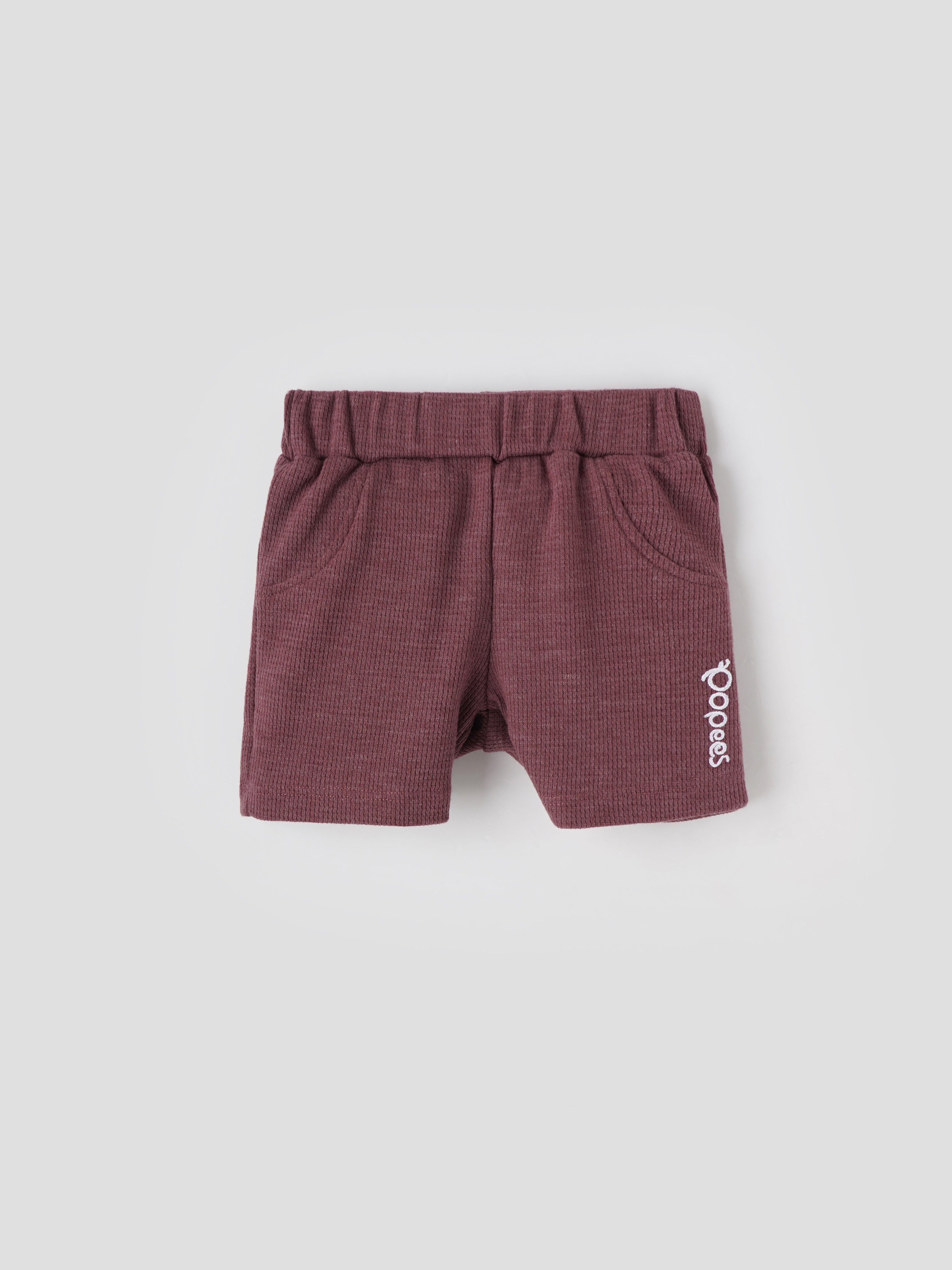 Popees Everyday Essential Comfort Shorts with Elastic Waistband(3-24 Months)for Baby Boys