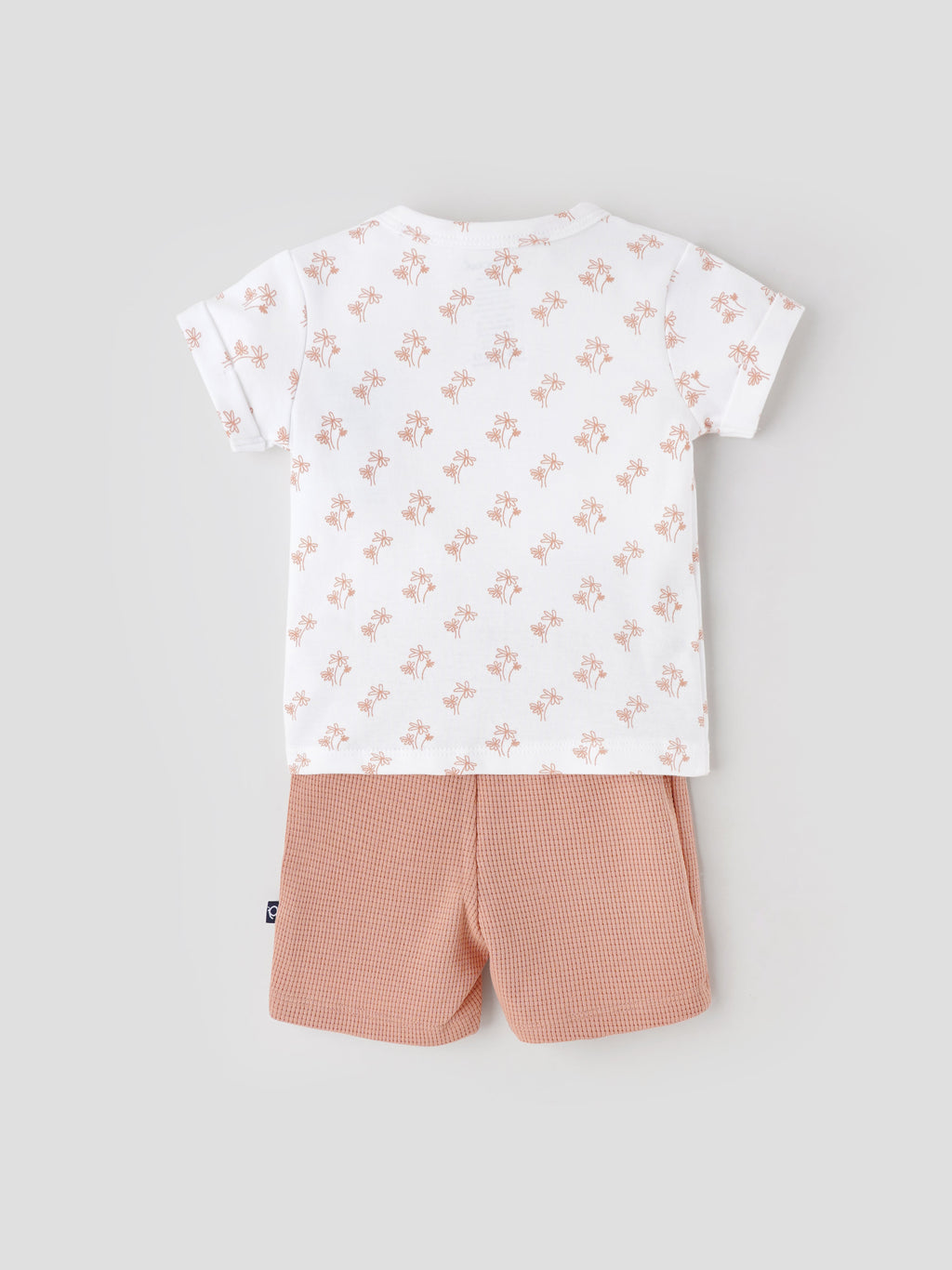 Popees Baby T-Shirt & Shorts Set Soft Cotton with All-Over Print  Breathable & Comfy Summer Wear(3-24 Months)for Baby Boys
