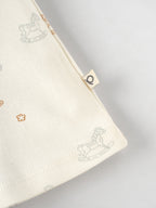 Popees Girls Sleeveless Front Open Dress (3-24 Months) Made of Organic Bamboo Cotton Fabric