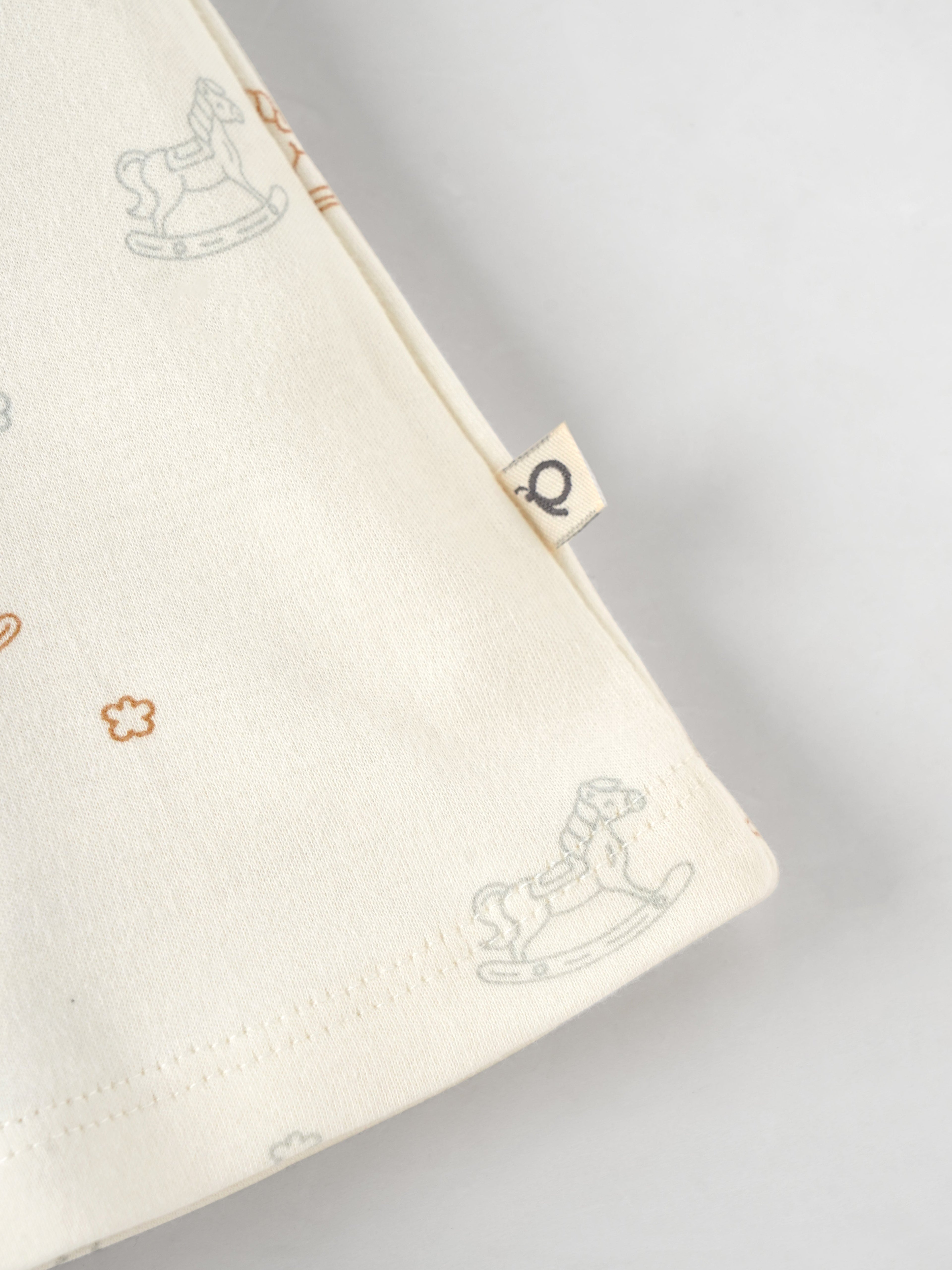 Popees Girls Sleeveless Front Open Dress (3-24 Months) Made of Organic Bamboo Cotton Fabric