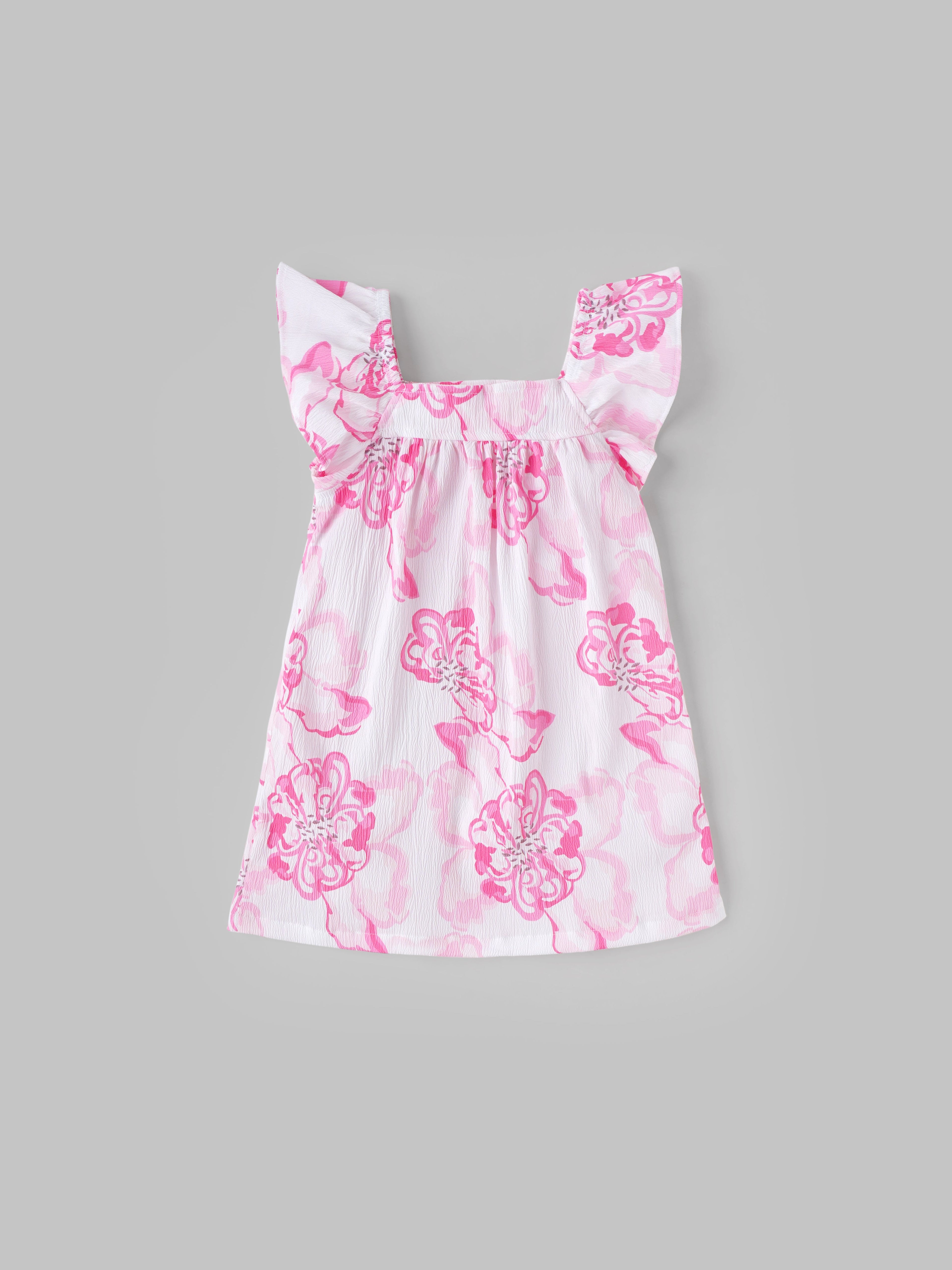 Popees Soft & Stylish Printed Pink Flower Design with Comfortable Fit (3-36 Months)for Baby Girls