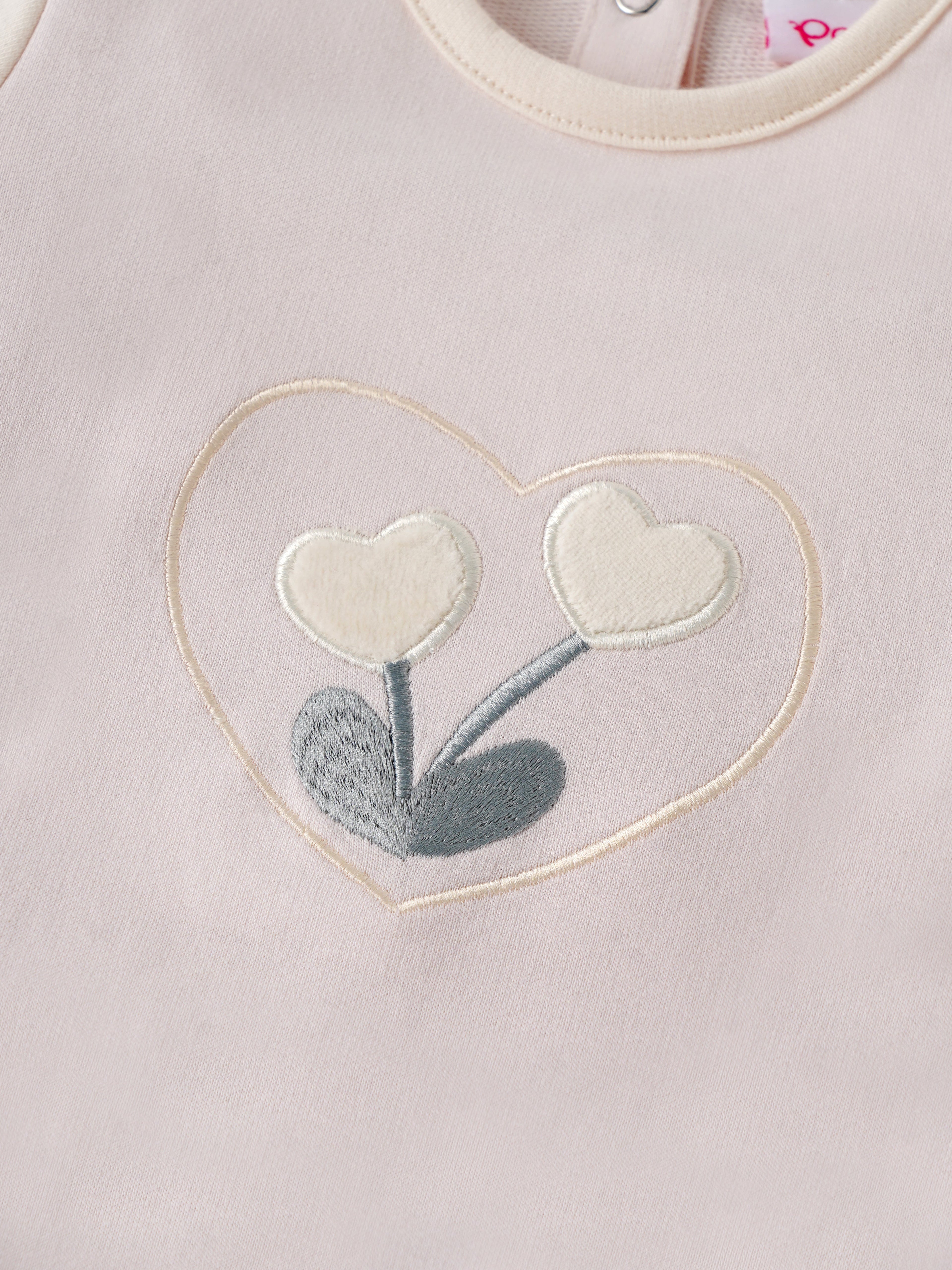 Popees Baby Girls Full Sleeves Cotton Romper| Peach| 3-24 Months