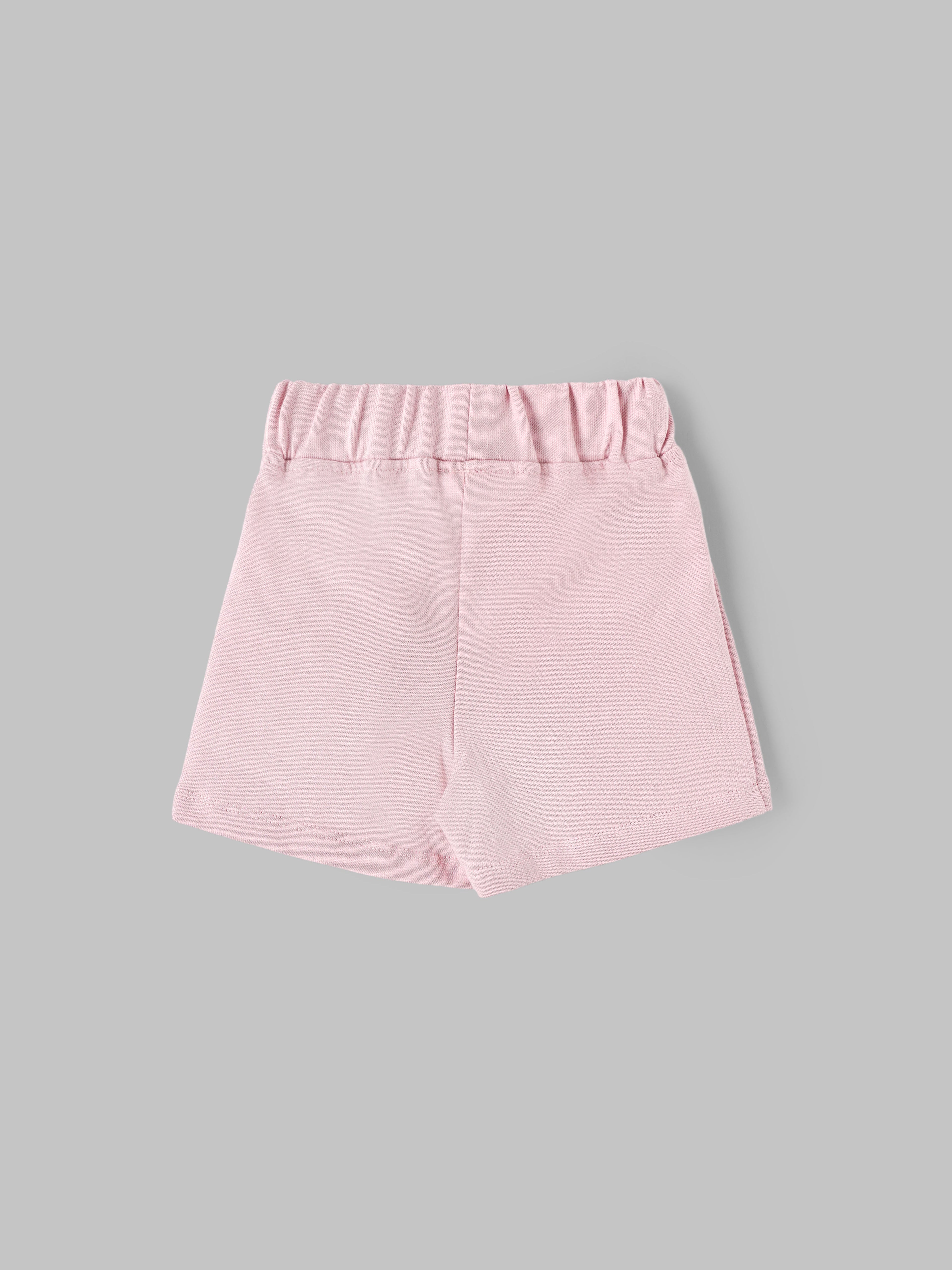 Popees Baby Girls Sleeveless Cotton Top & Shorts Set|Butterfly Embroidery Summer Outfit |3–24 Months