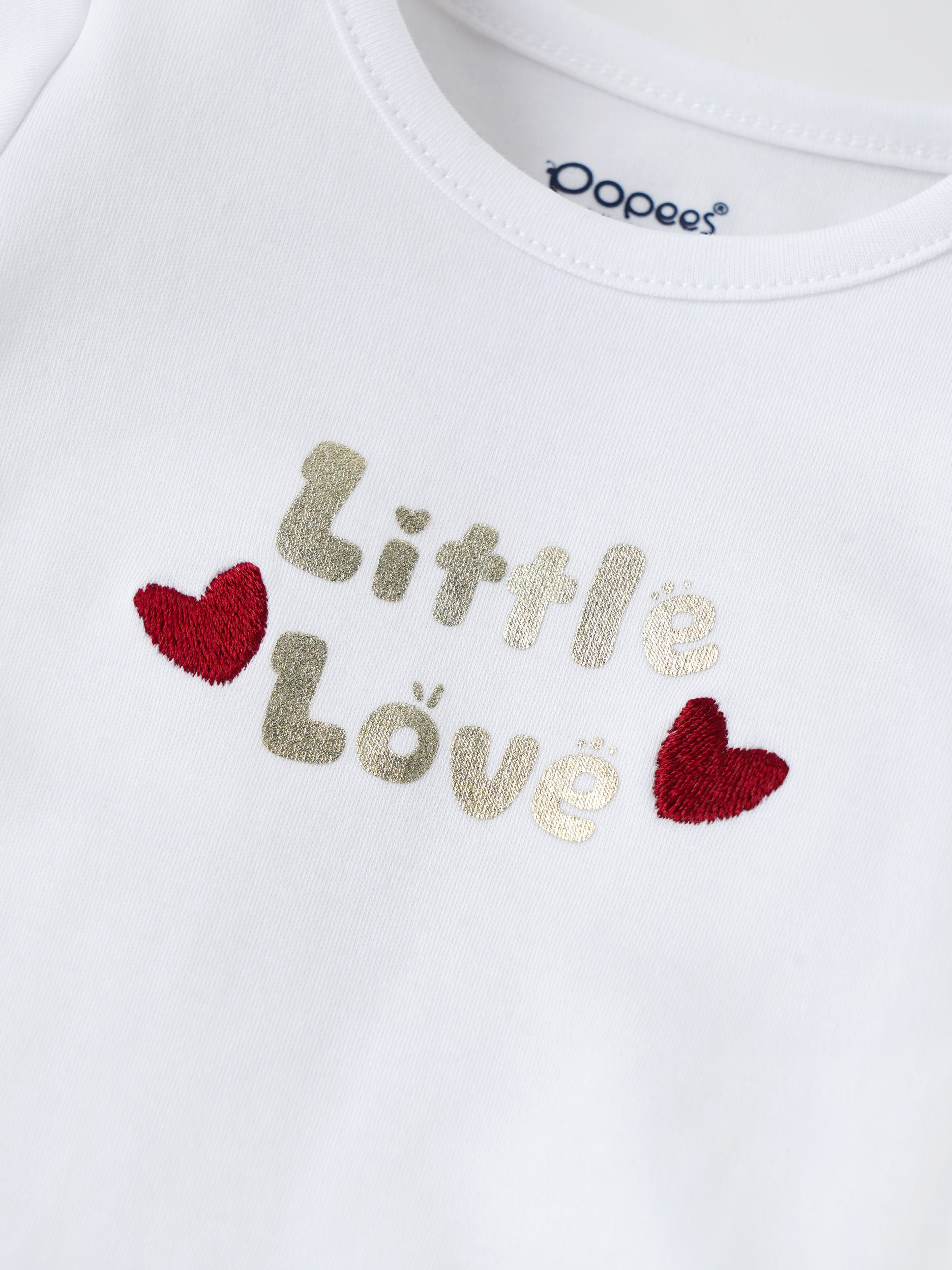 Popees Baby Full Sleeve Cotton Bodysuit| White| Tiny Baby, Newborn to 6 Months