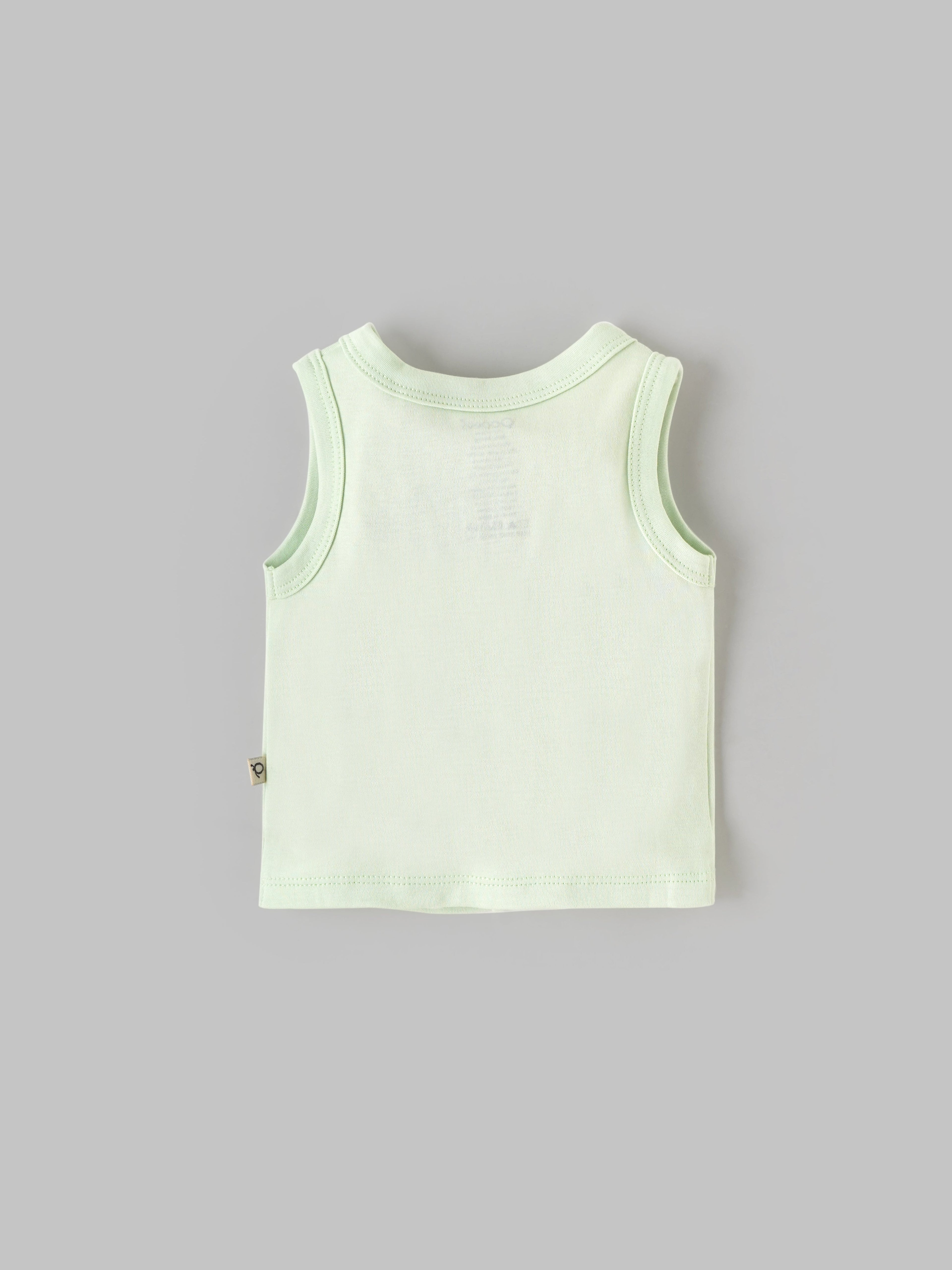 Popees Trendy & Stylish Sleeve Less Front Open Jhabla Top (0–6 Months) for Baby Boys