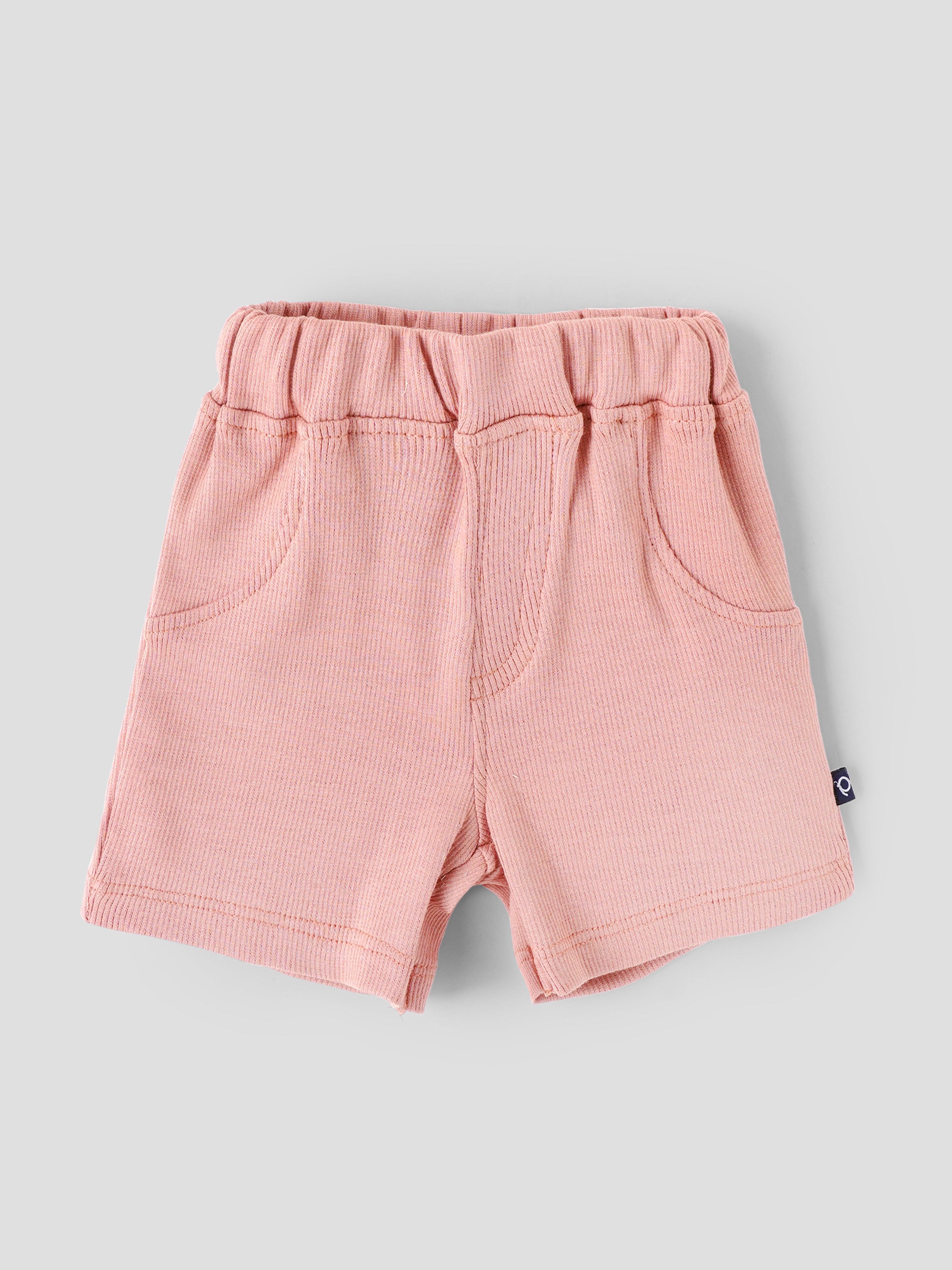 Popees Baby Boys Summer Shorts with Elastic Waist| Newborn–9Months