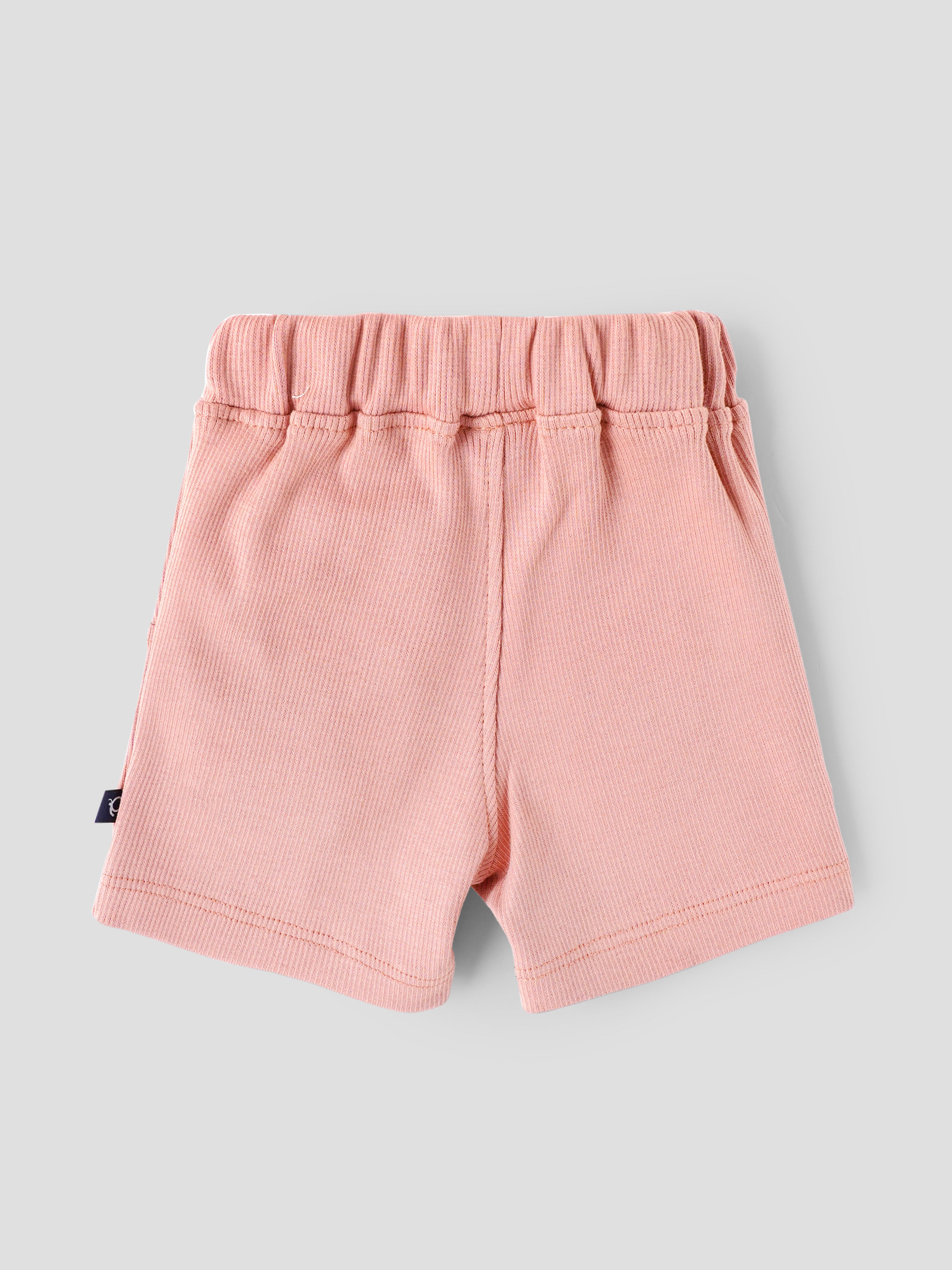 Popees Baby Boys Summer Shorts with Elastic Waist| Newborn–9Months