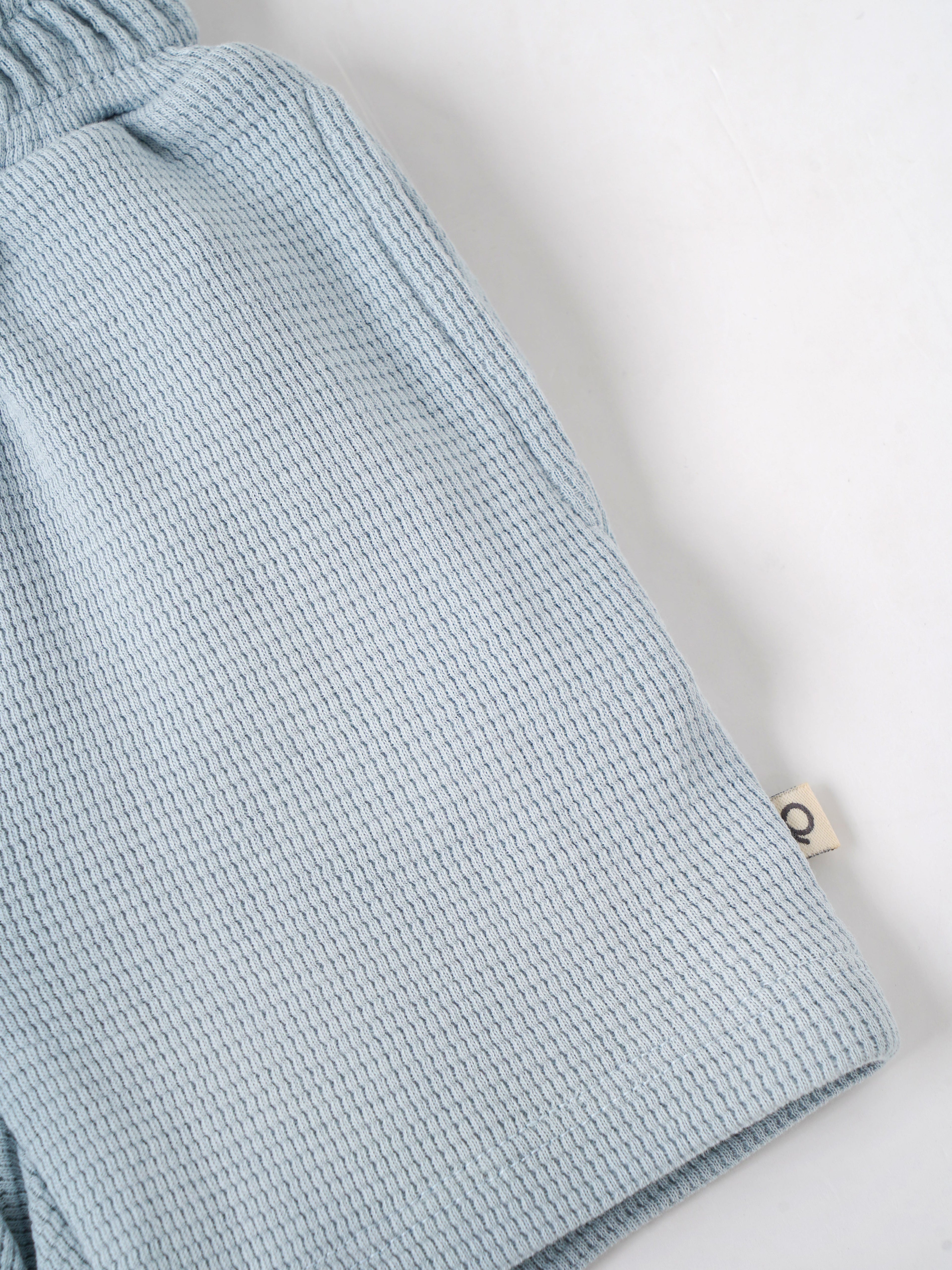 Popees Baby Boys Cotton Waffle Shorts |Soft Elastic Waist Summer Shorts (Newborn to 9 Months)