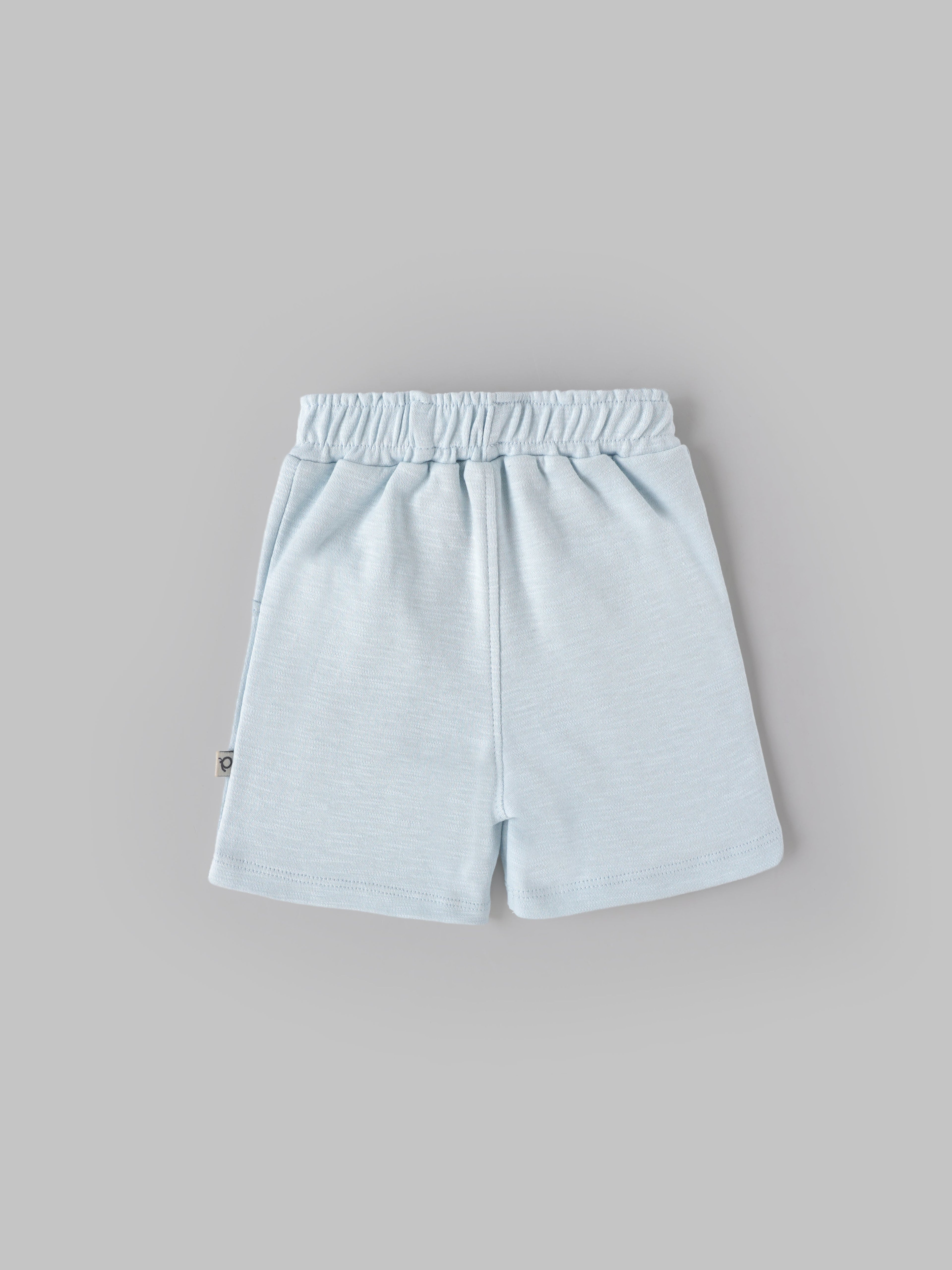 Popees Baby Boys Cotton Shorts with Elastic Waistband |Soft & Breathable Casual Wear (Newborn to 9 Months)