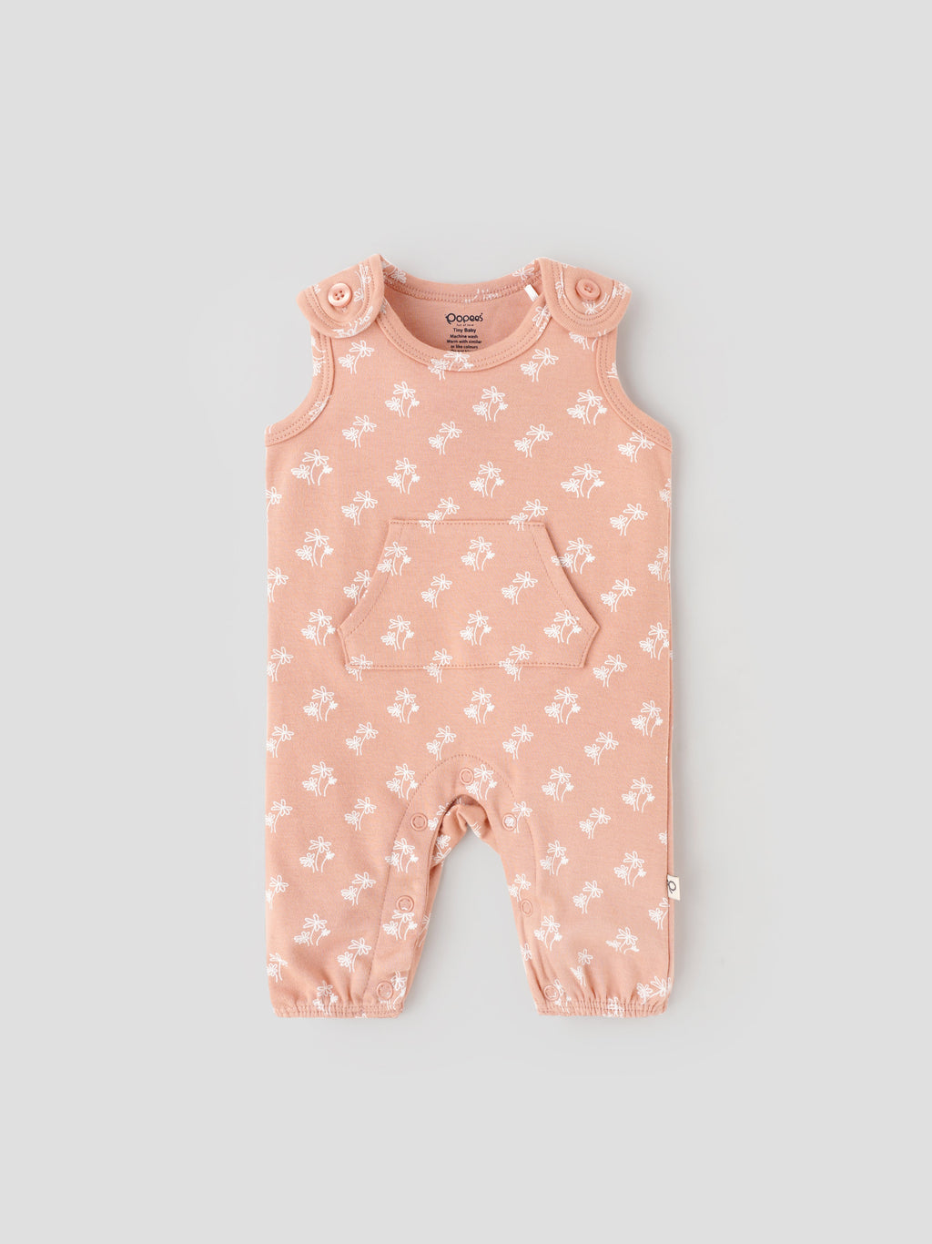 Popees Sleeveless Romper (0–6 Months) for Baby Boys