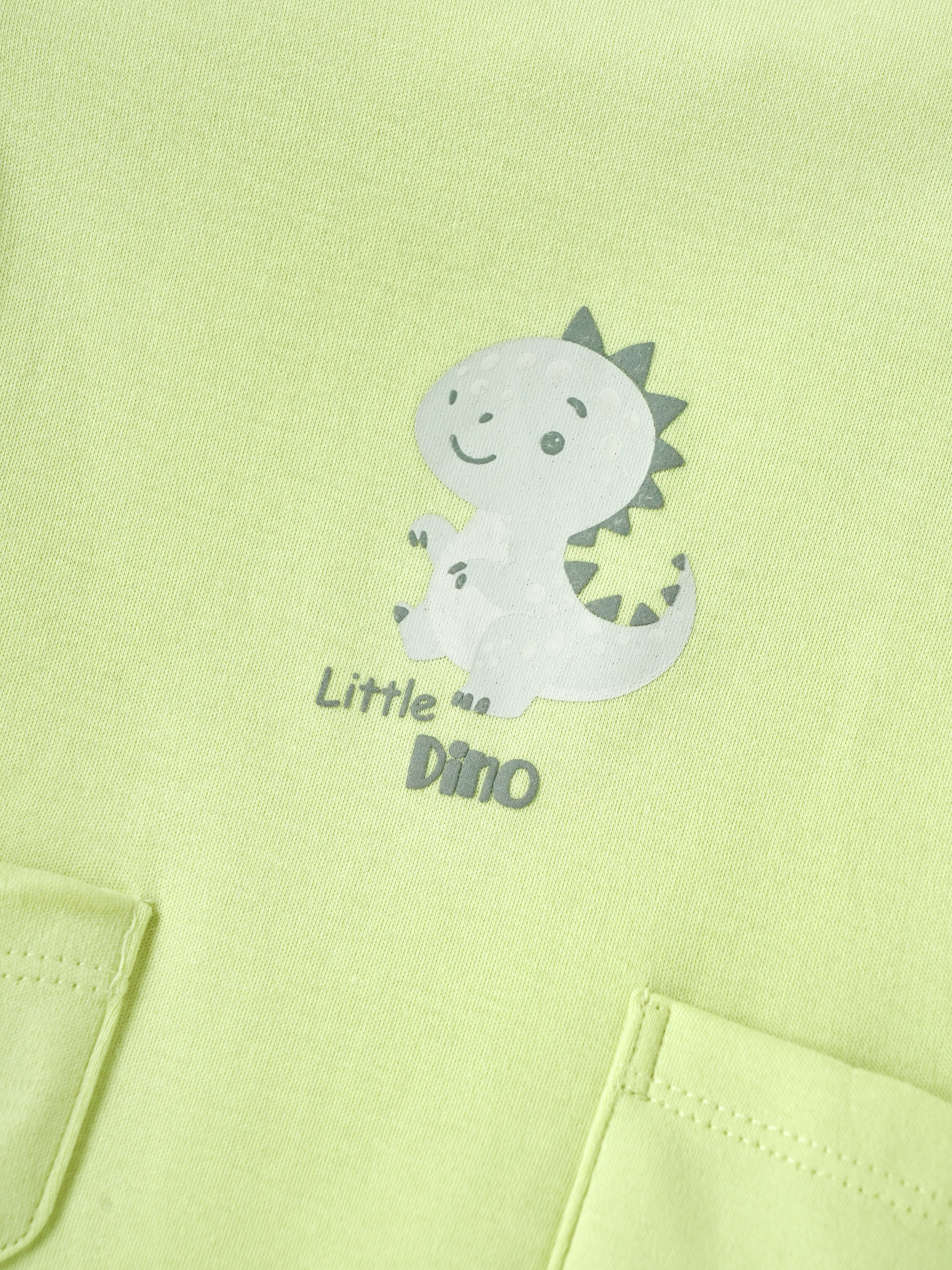 Popees Everyday Half Sleeve Chest Printed Romper(0-6 Months)for Baby Boys