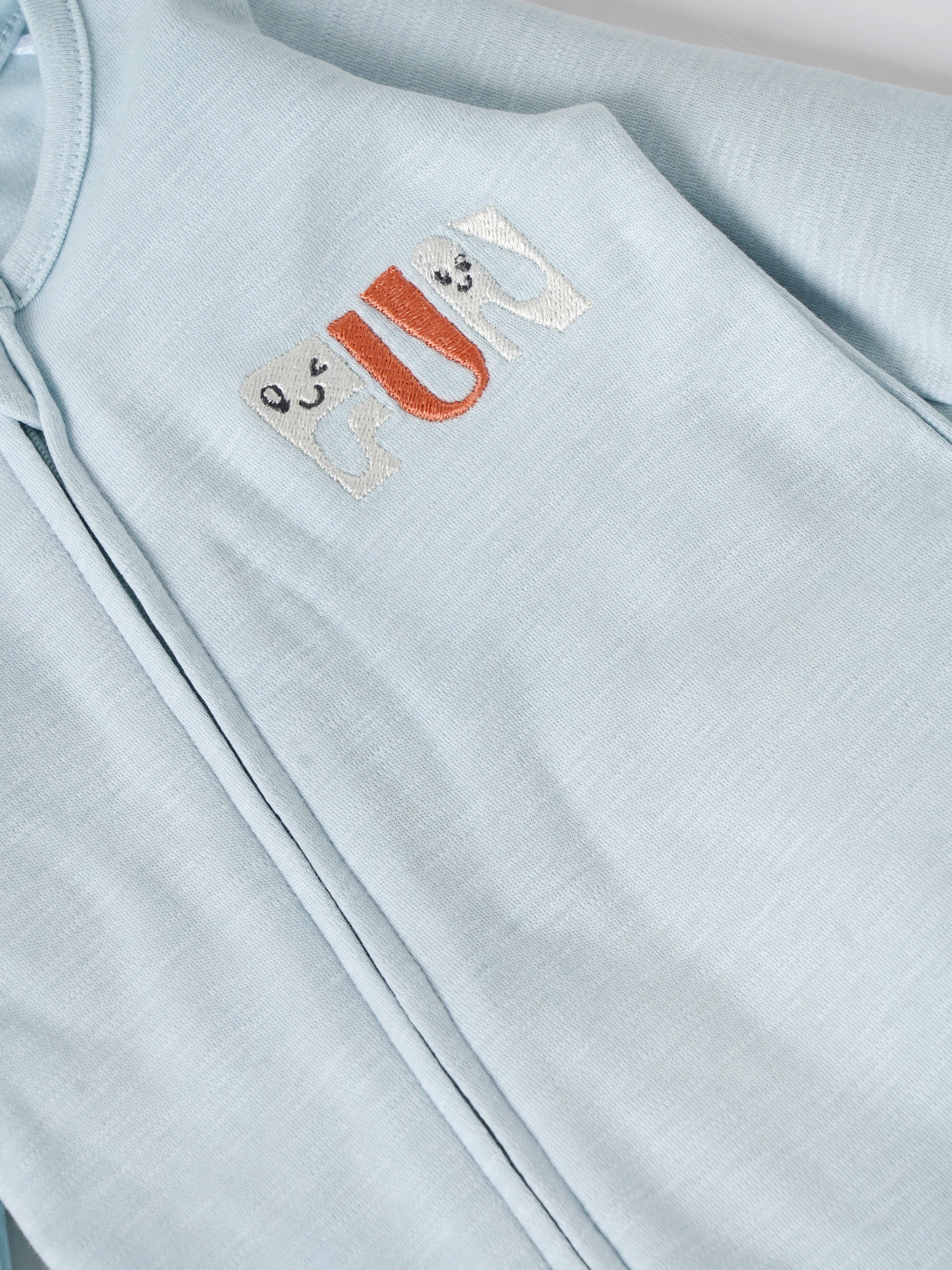 Popees Baby Boys Soft Cotton Footed Sleepsuit| Newborn–9 Months