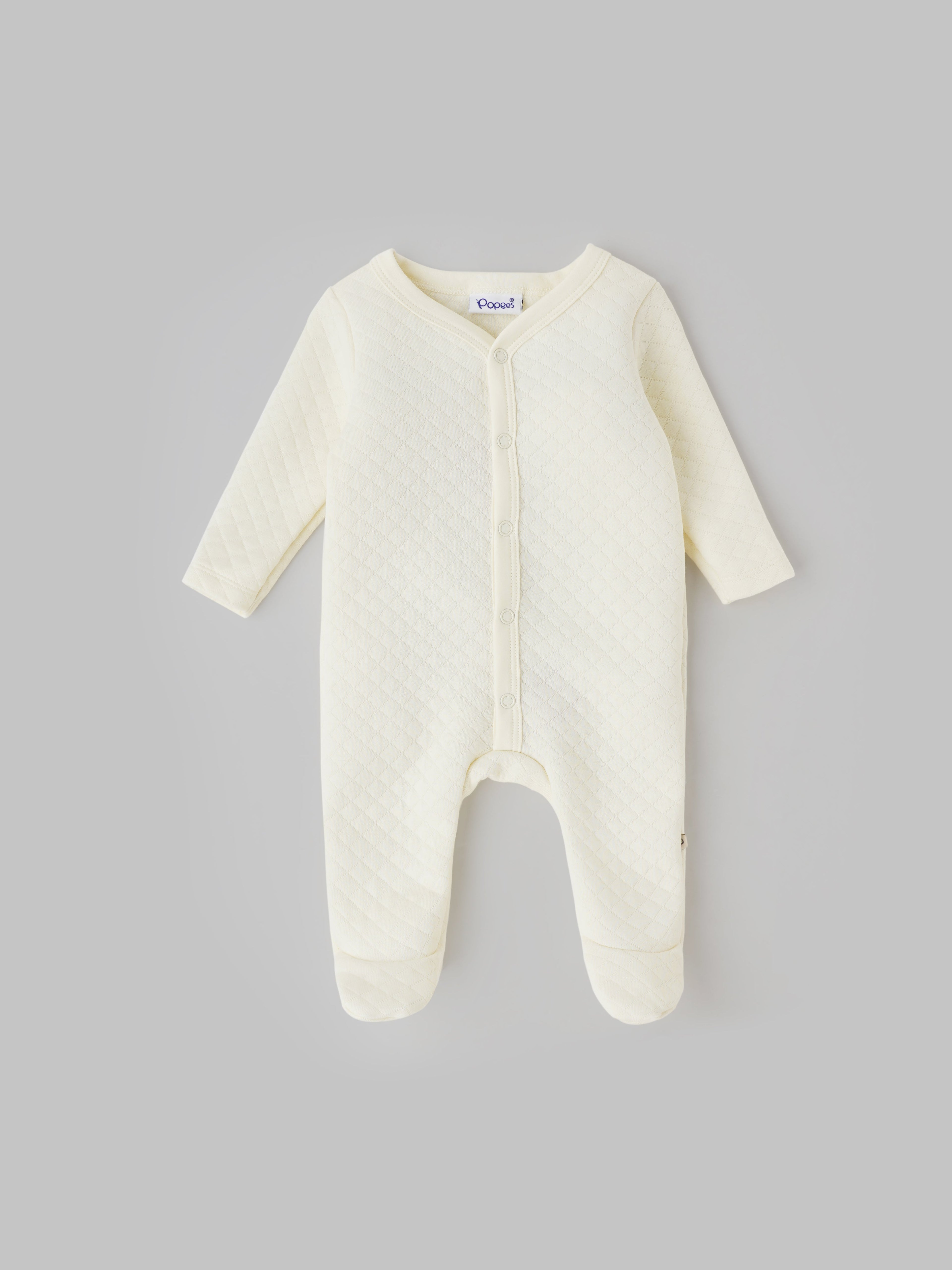 Popees Full-Sleeve Front Open Sleepsuit (0–6 Months) for New Boys