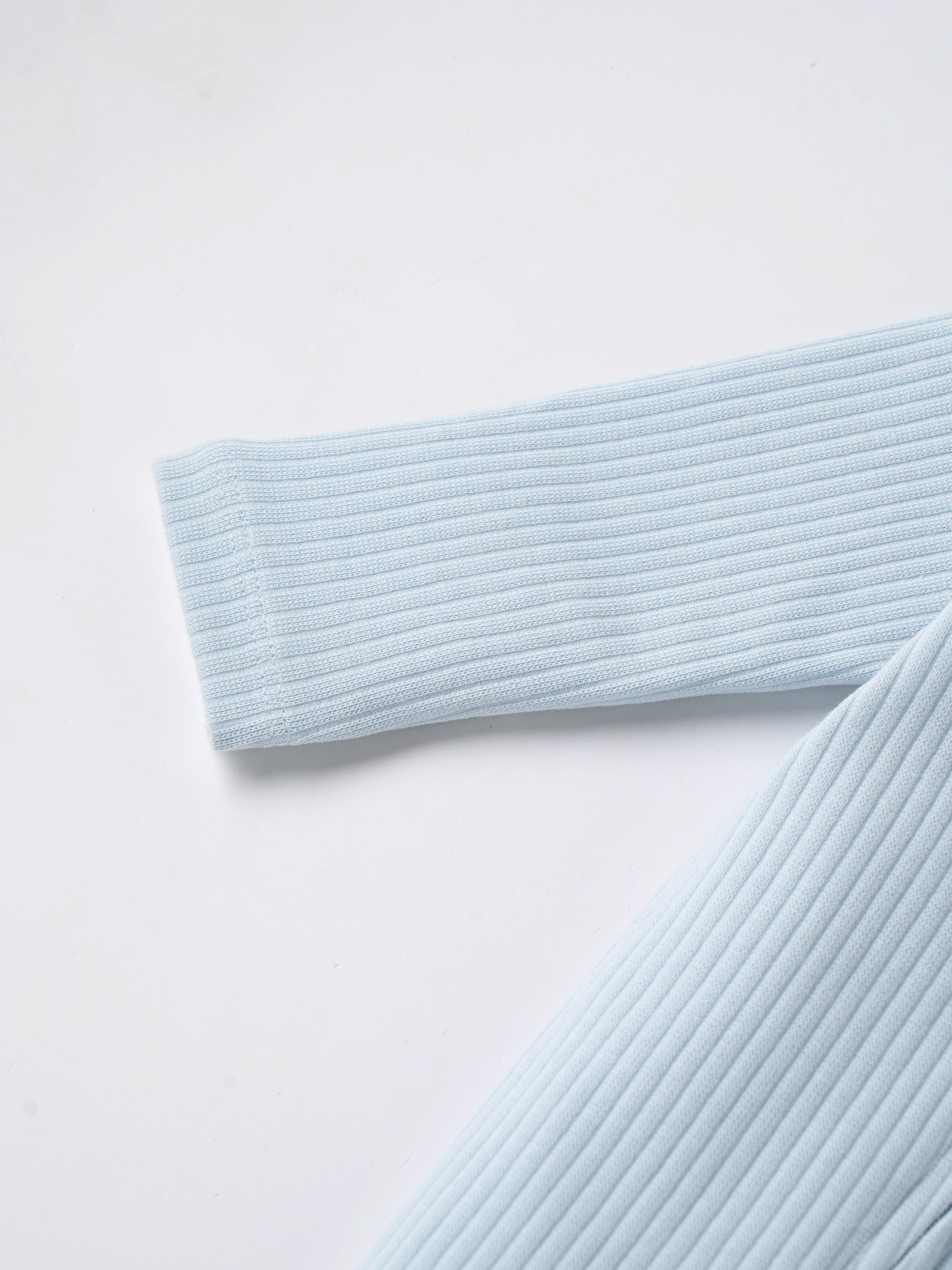 Popees Baby Boys Light Blue Full Sleeve Sleepsuit| Newborn-9 Months