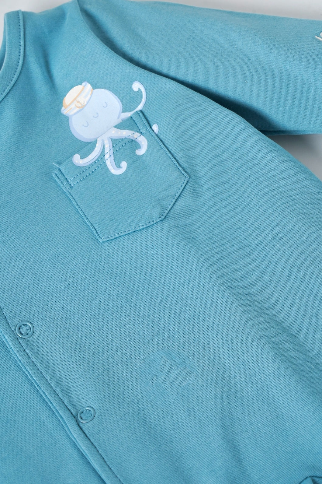 Popees Baby Boys Cotton Full Sleeve Footed Bodysuit Romper| Tiny Baby, NewBorn- 6 Months